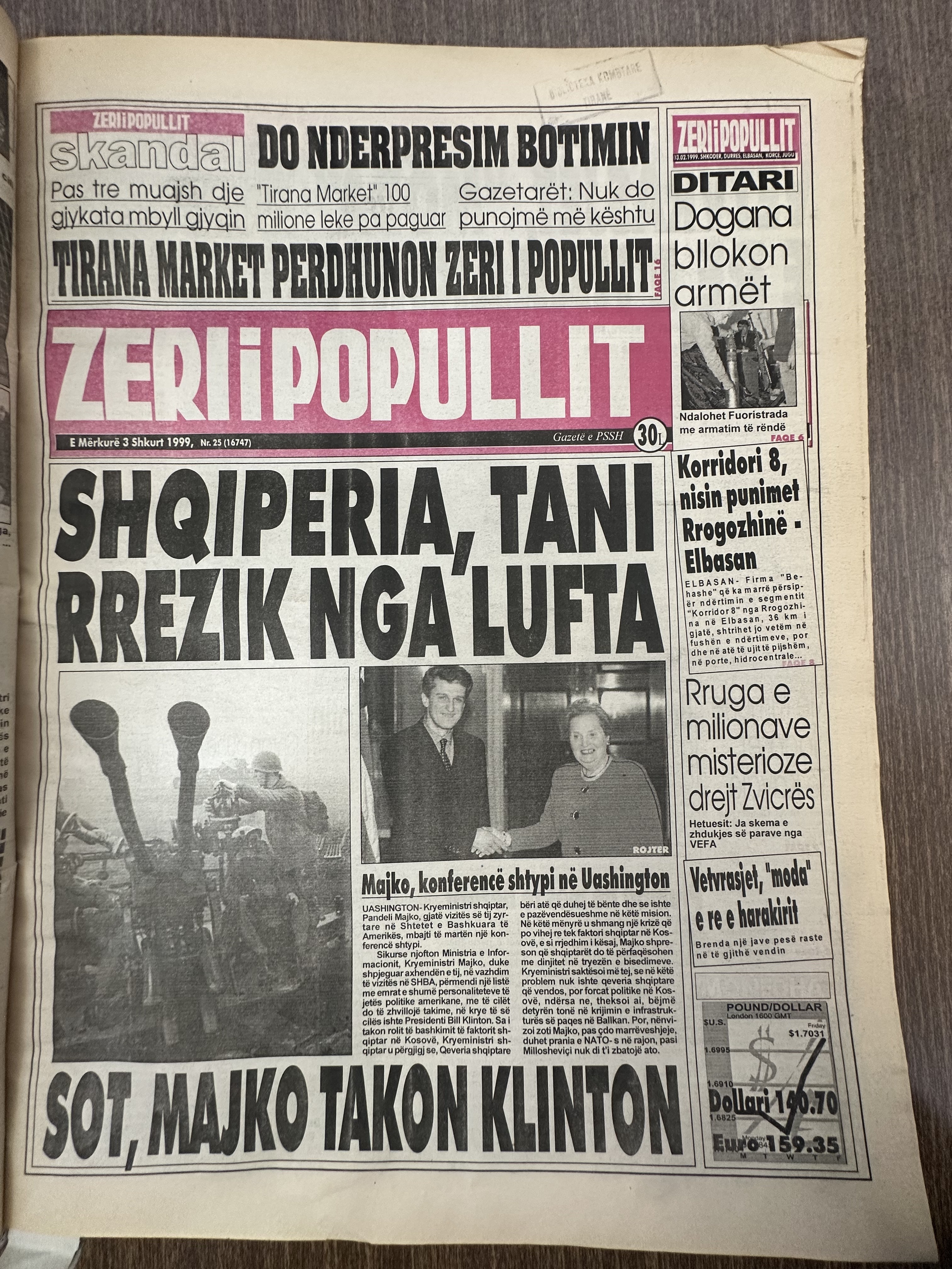 Zëri i Popullit 1999-02-03