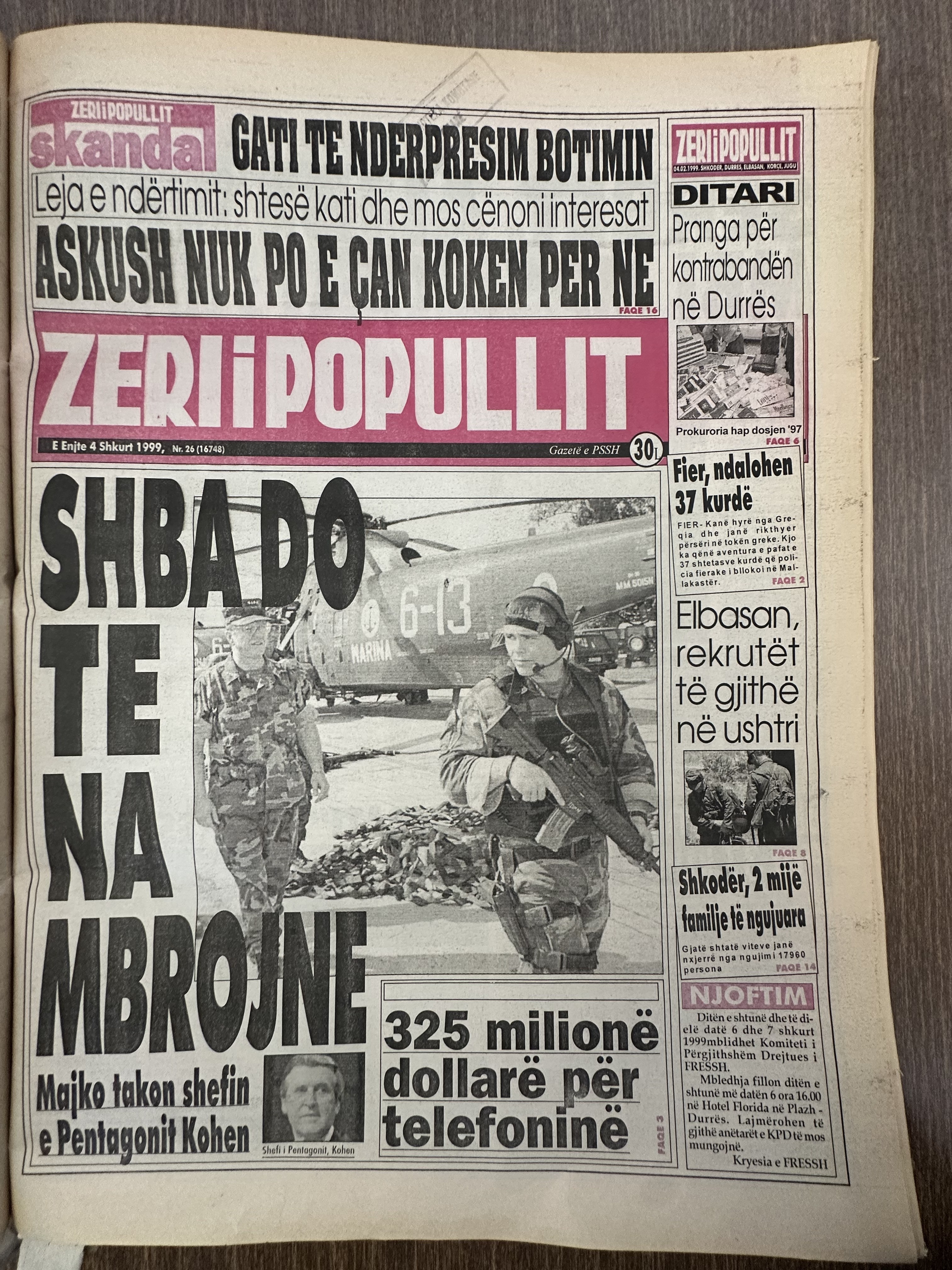 Zëri i Popullit 1999-02-04