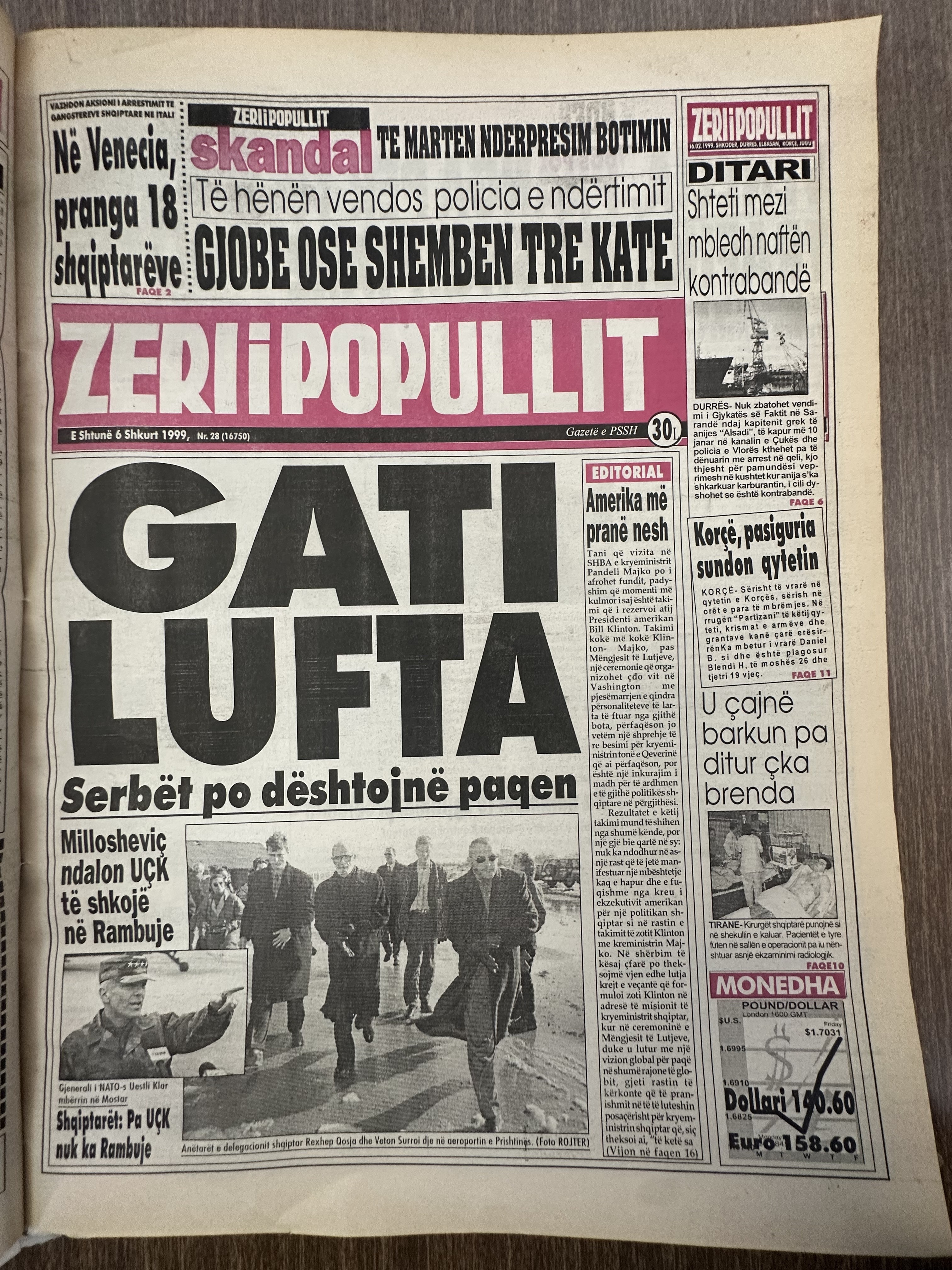 Zëri i Popullit 1999-02-06