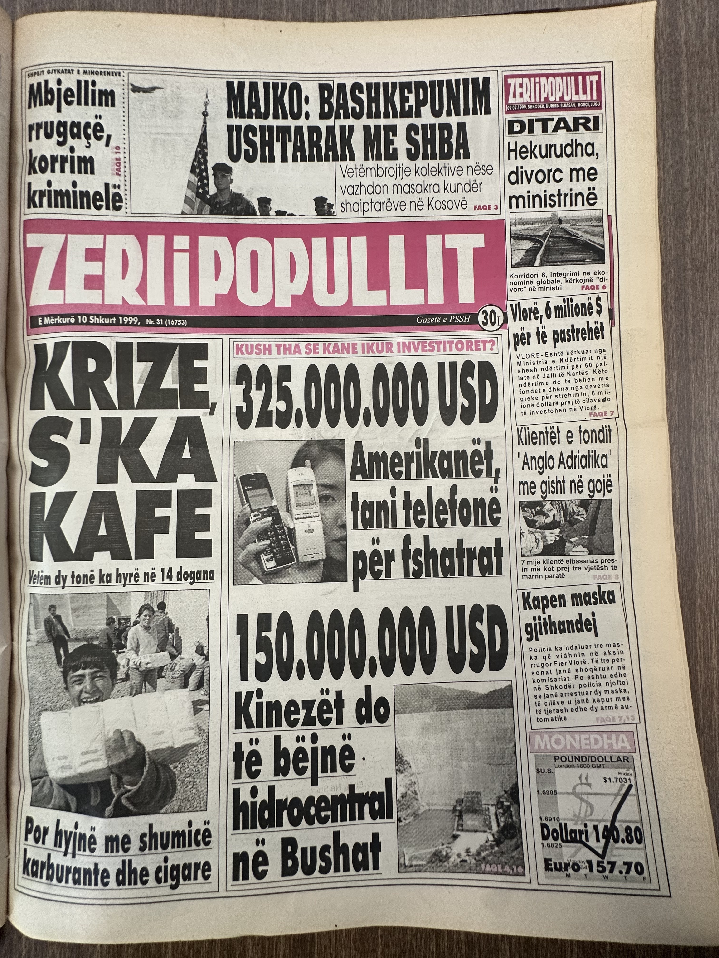 Zëri i Popullit 1999-02-10