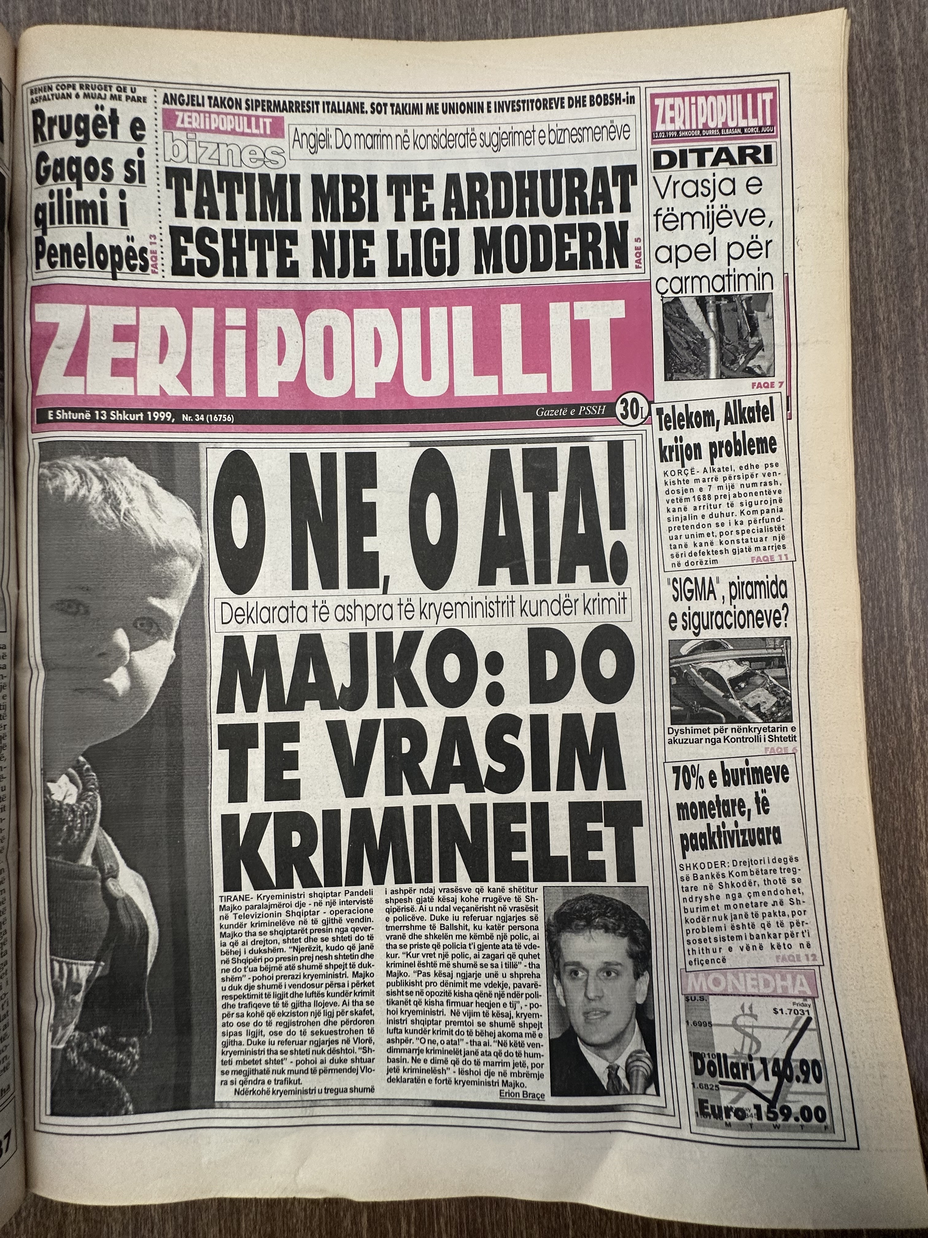 Zëri i Popullit 1999-02-13
