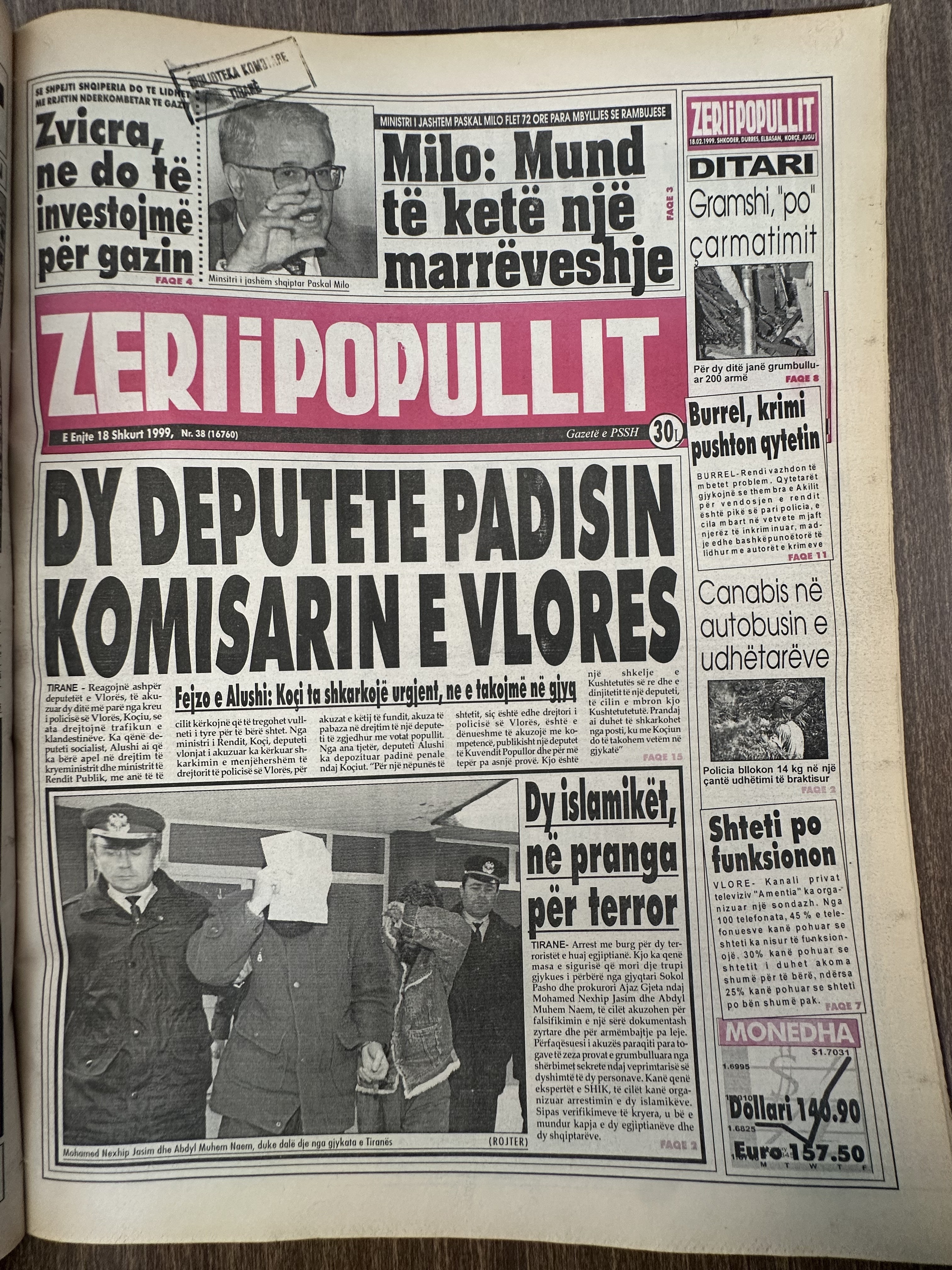 Zëri i Popullit 1999-02-18