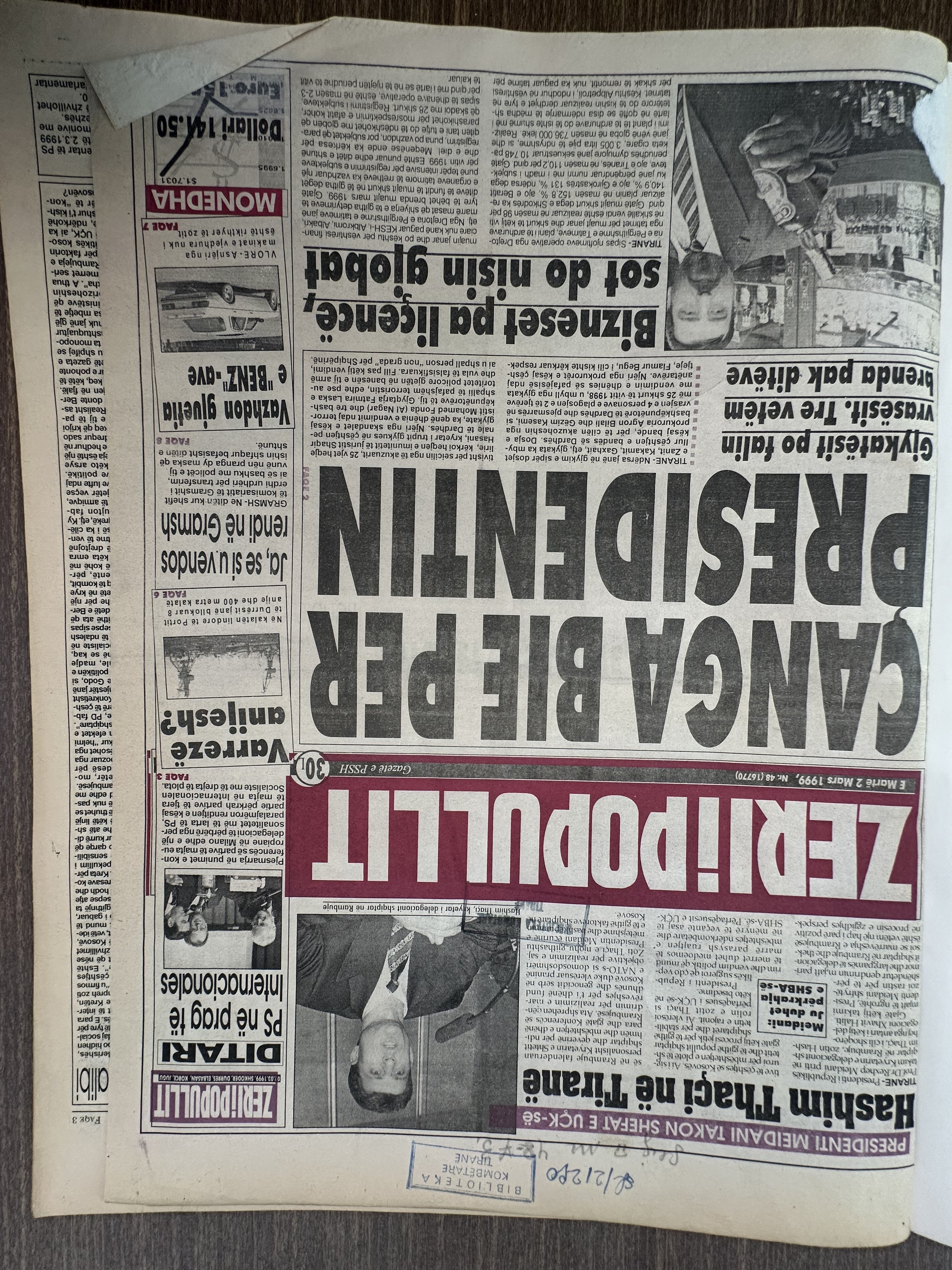 Zëri i Popullit 1999-03-02