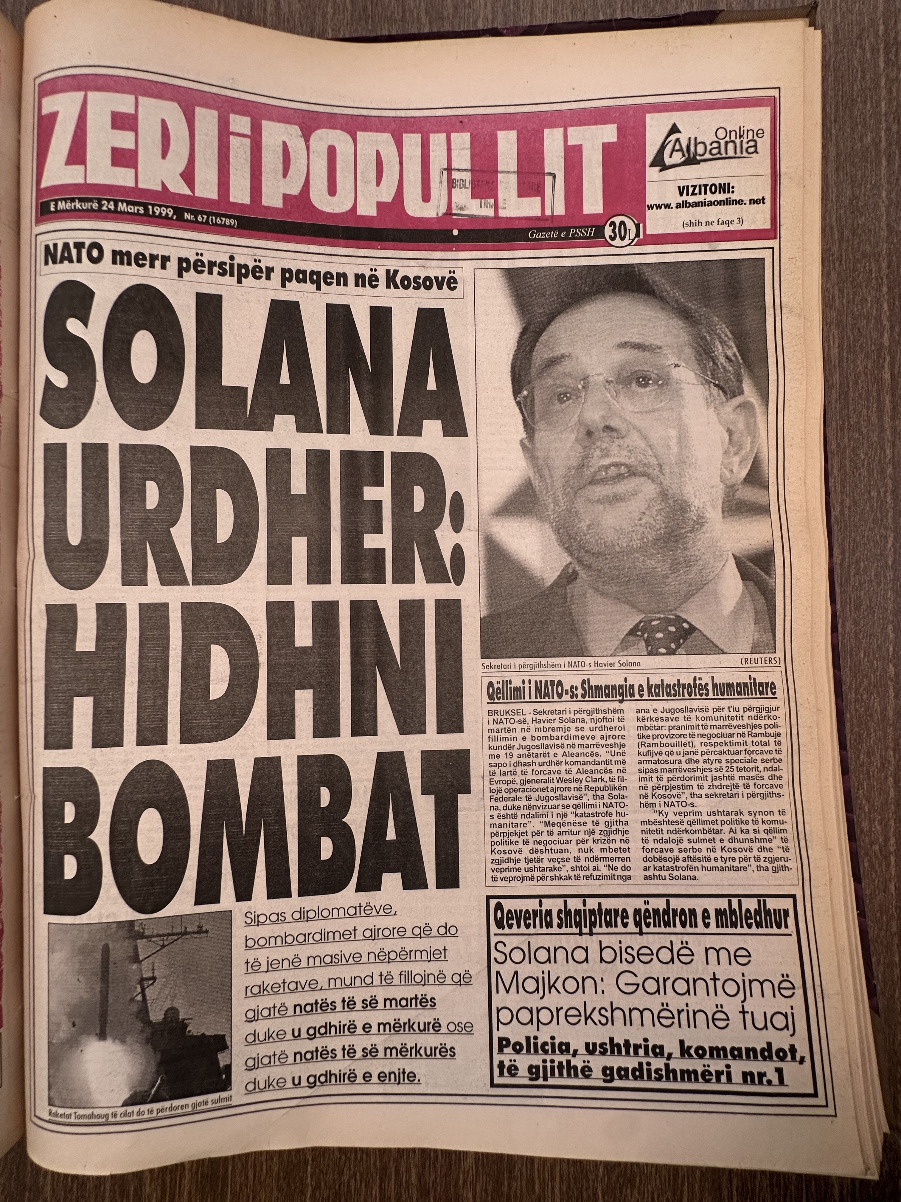 Zëri i Popullit 1999-03-24