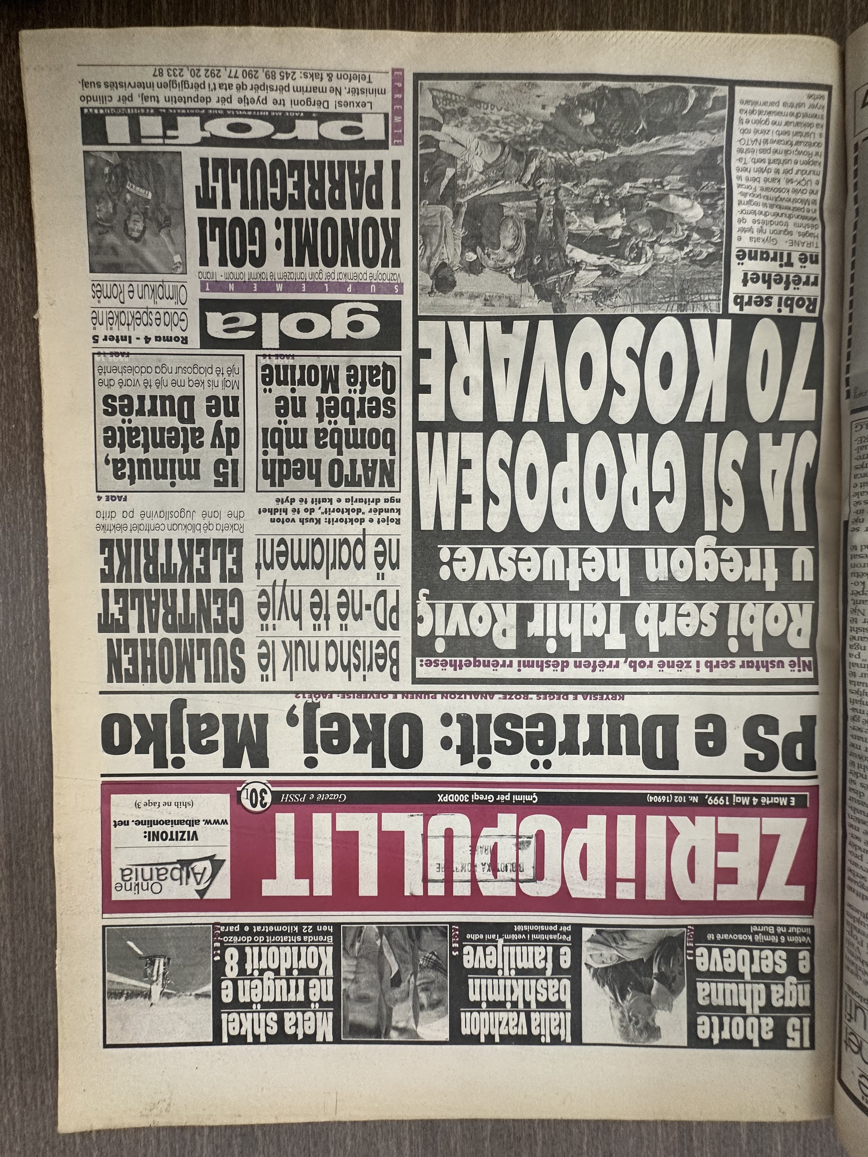 Zëri i Popullit 1999-05-04