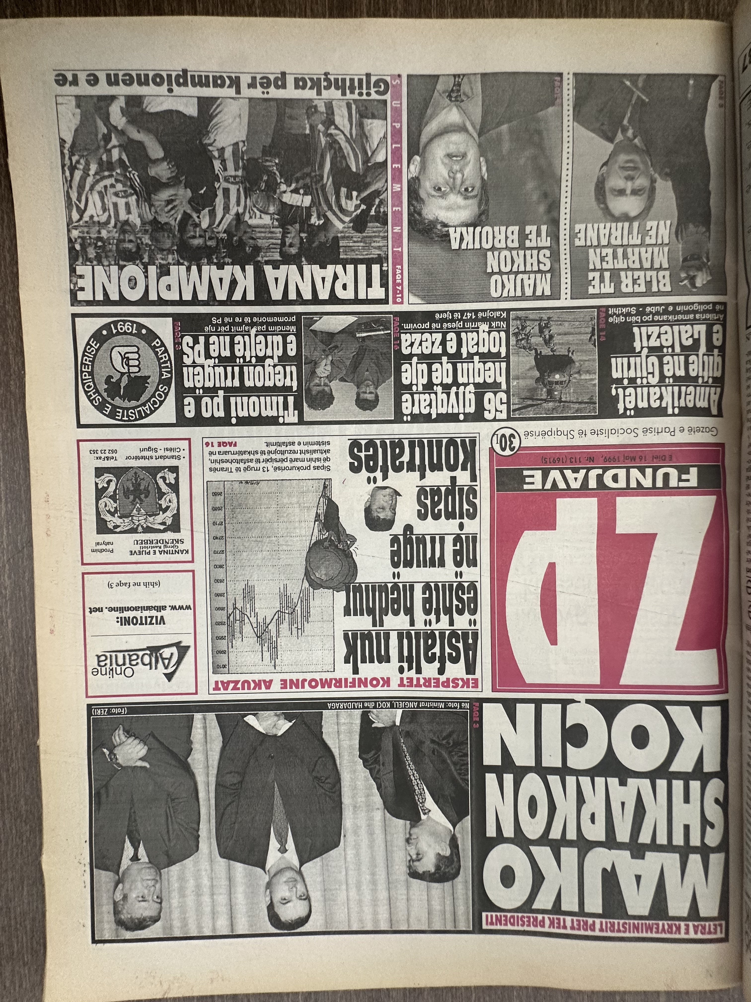 Zëri i Popullit 1999-05-16