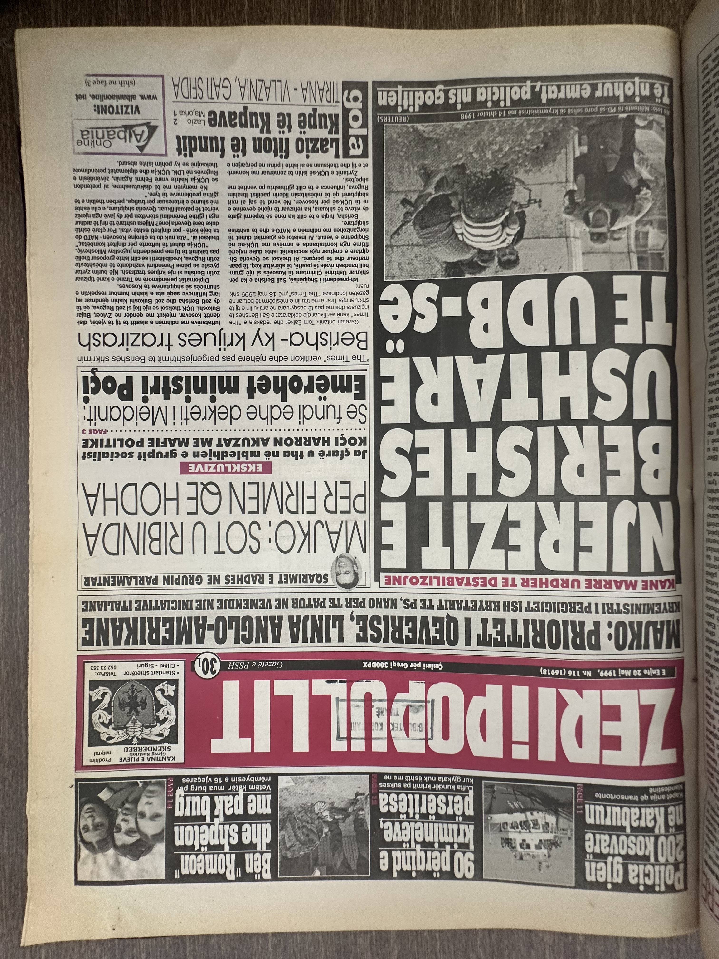 Zëri i Popullit 1999-05-20