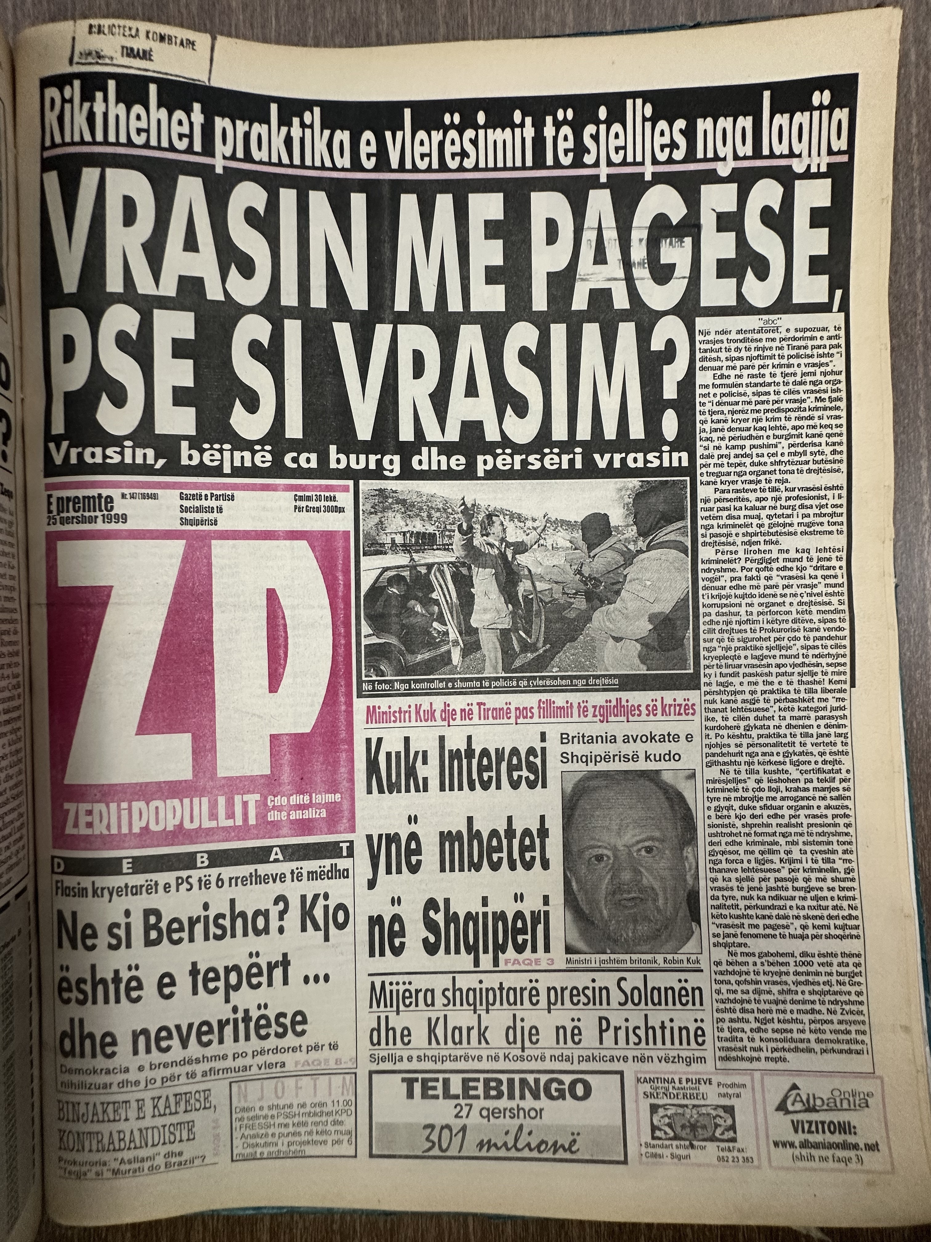 Zëri i Popullit 1999-09-24