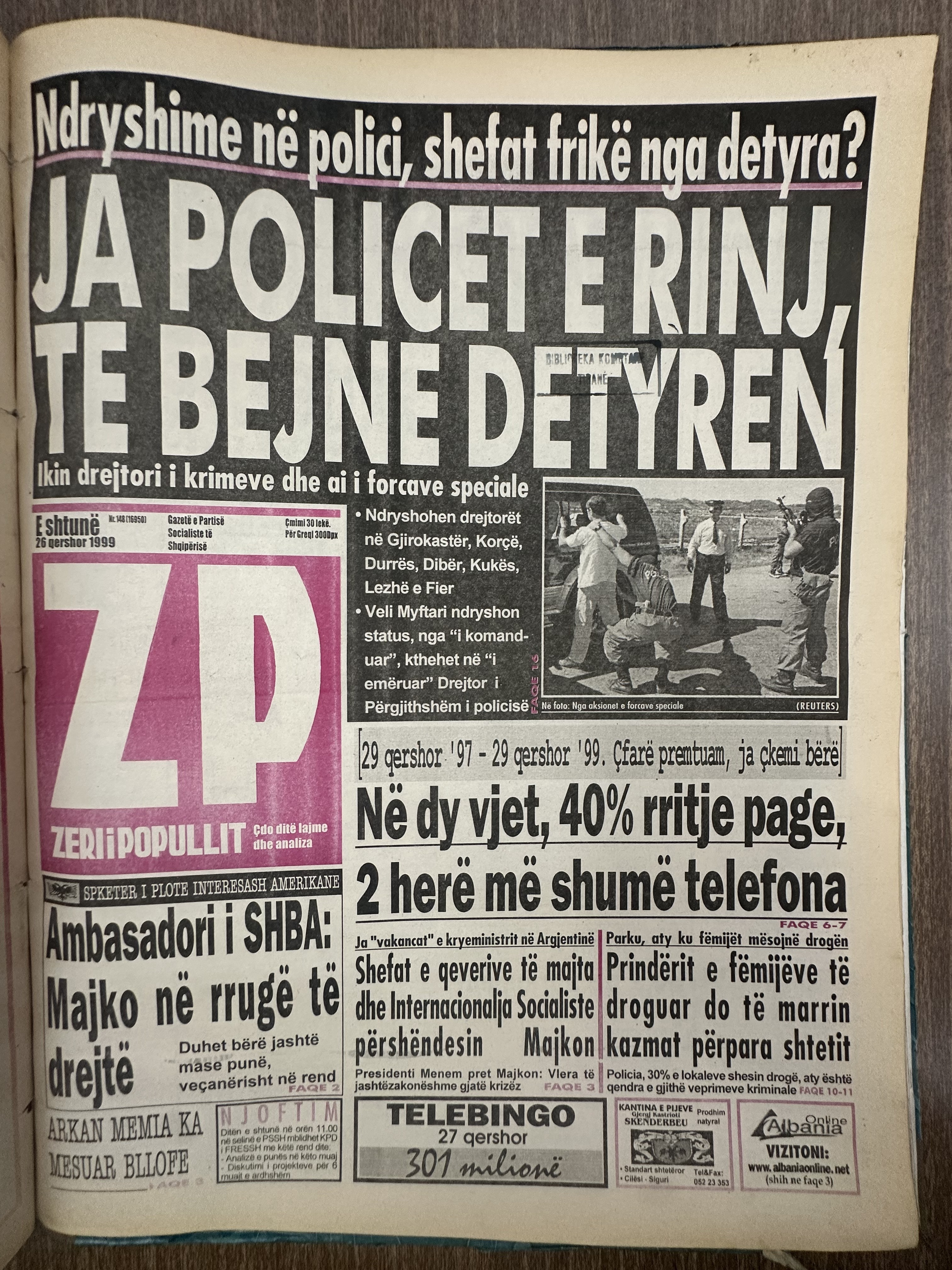 Zëri i Popullit 1999-06-26