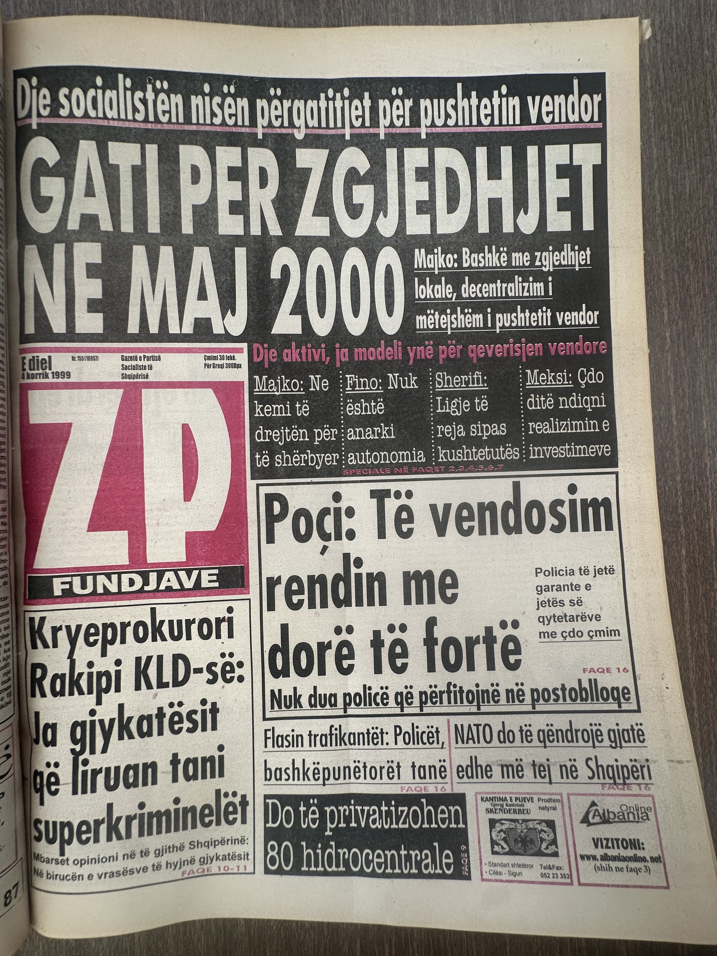 Zëri i Popullit 1999-07-04