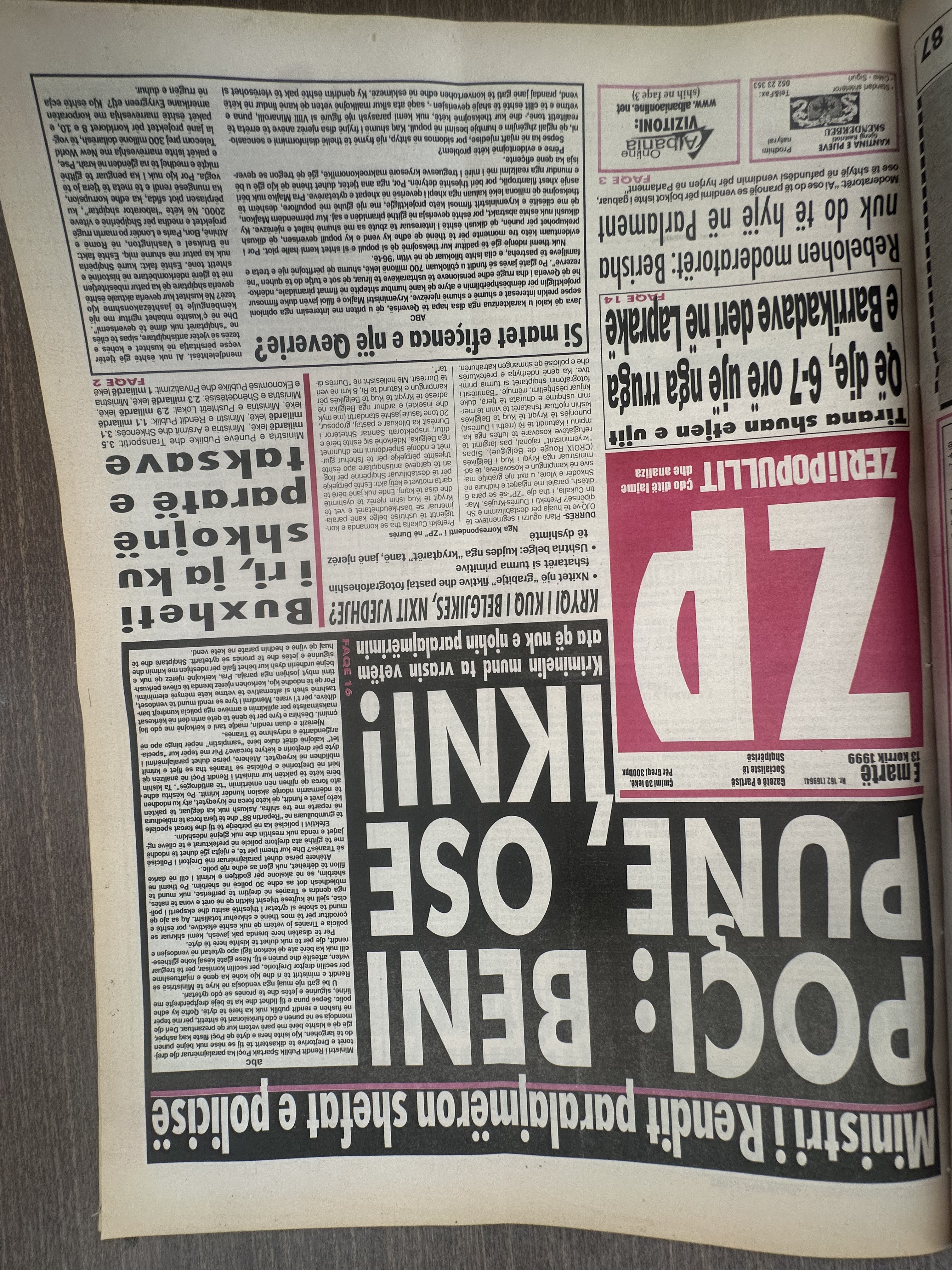Zëri i Popullit 1999-07-15