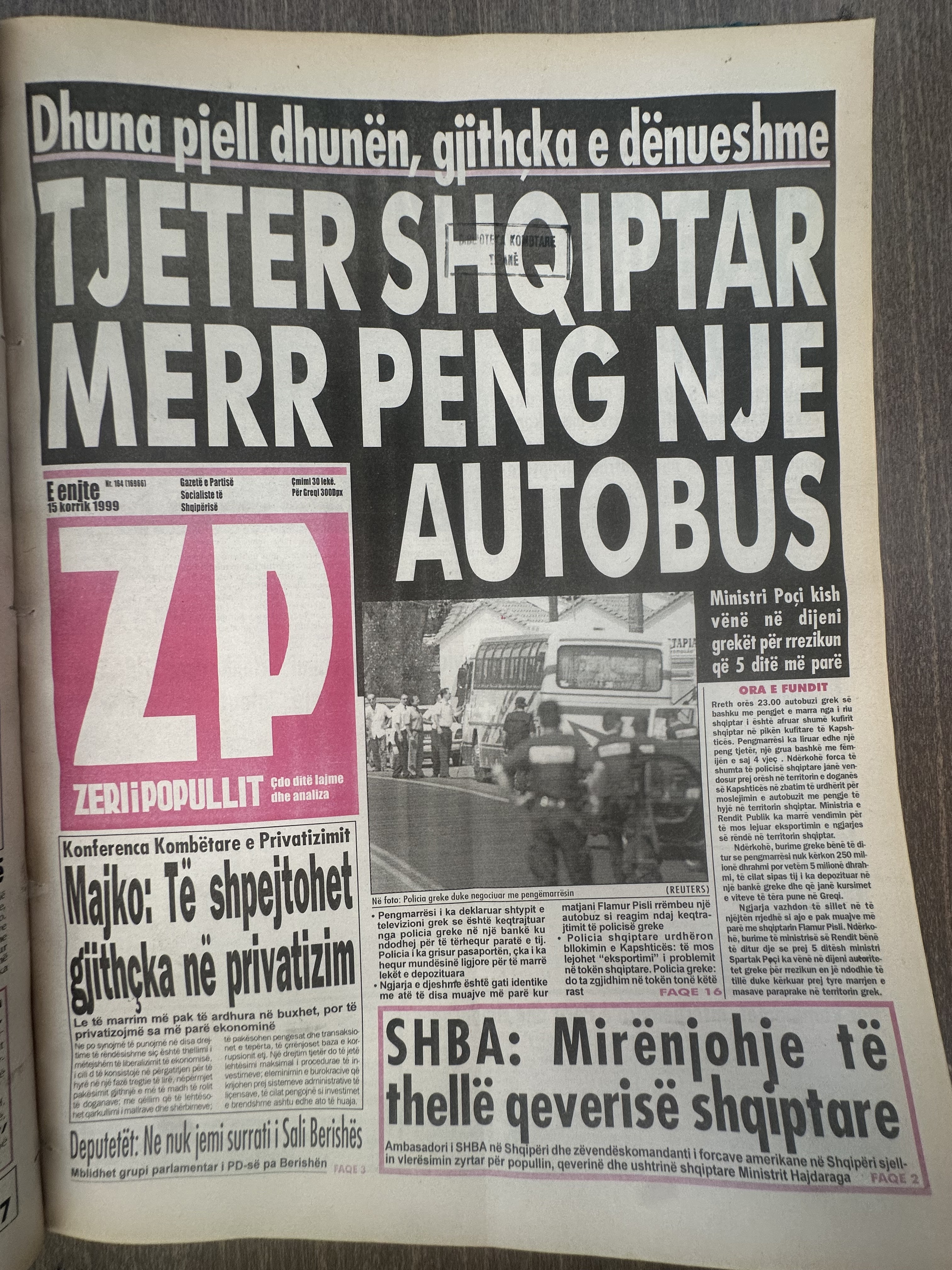 Zëri i Popullit 1999-07-15