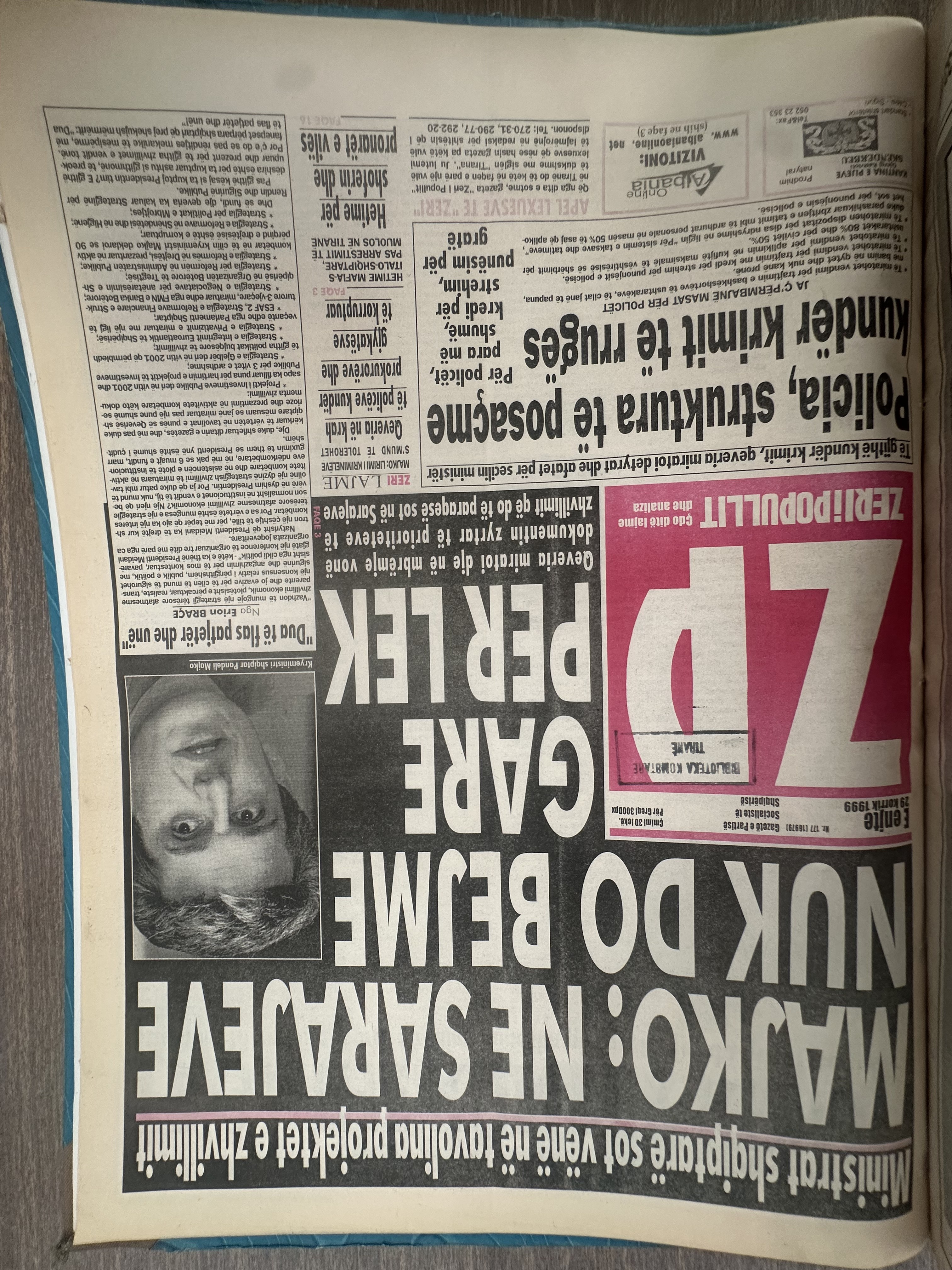 Zëri i Popullit 1999-07-29