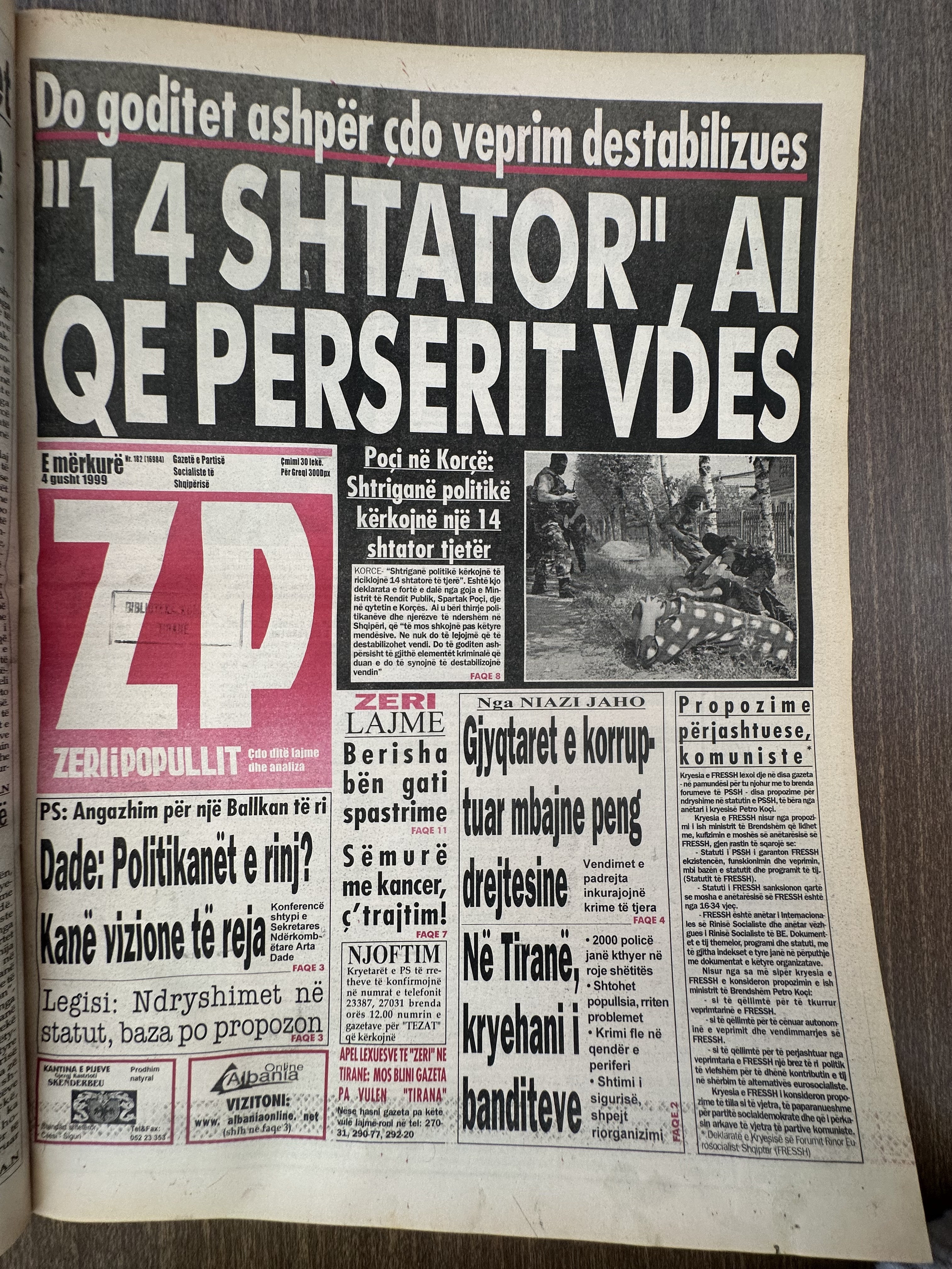 Zëri i Popullit 1999-08-04