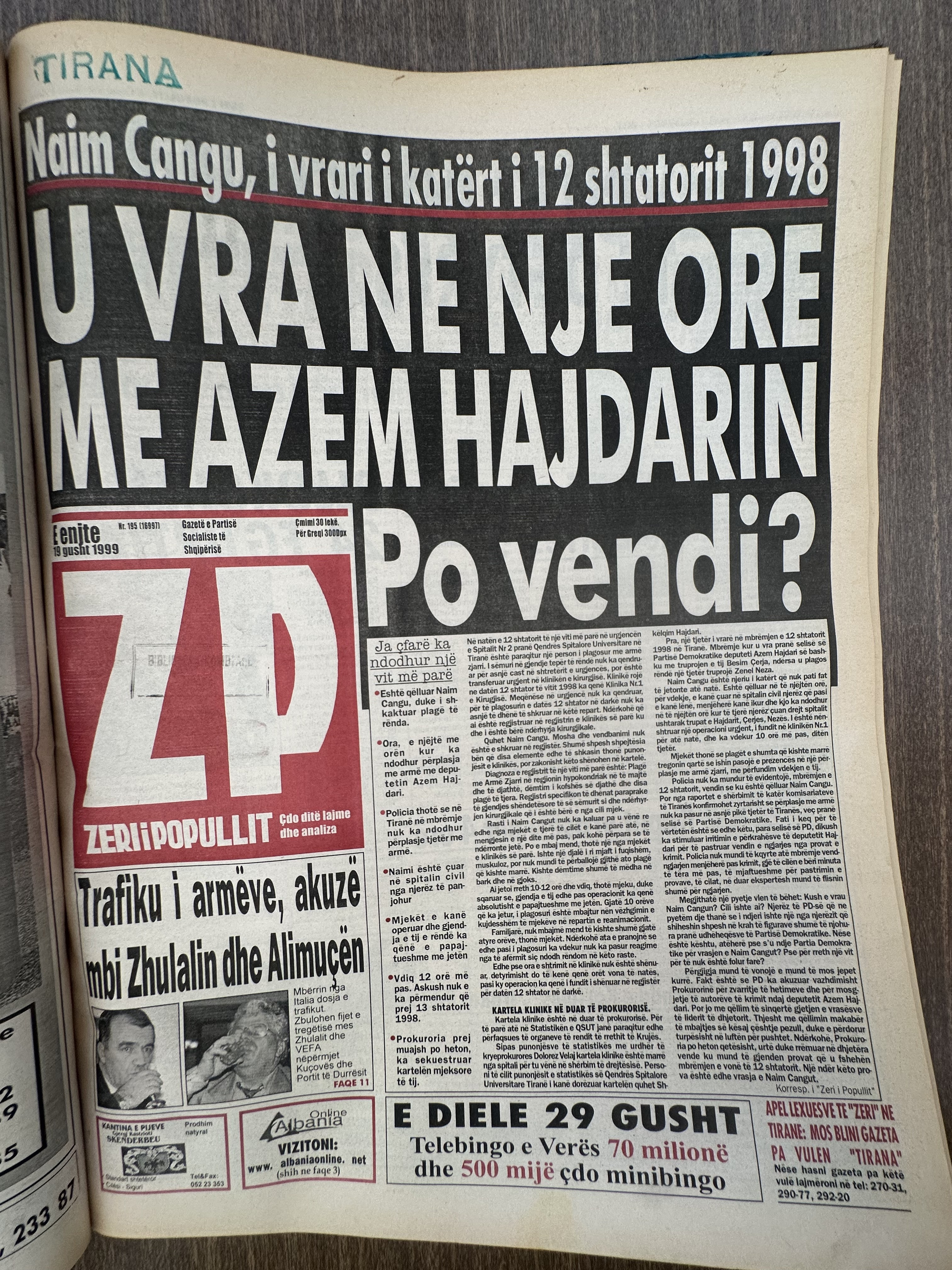 Zëri i Popullit 1999-08-19