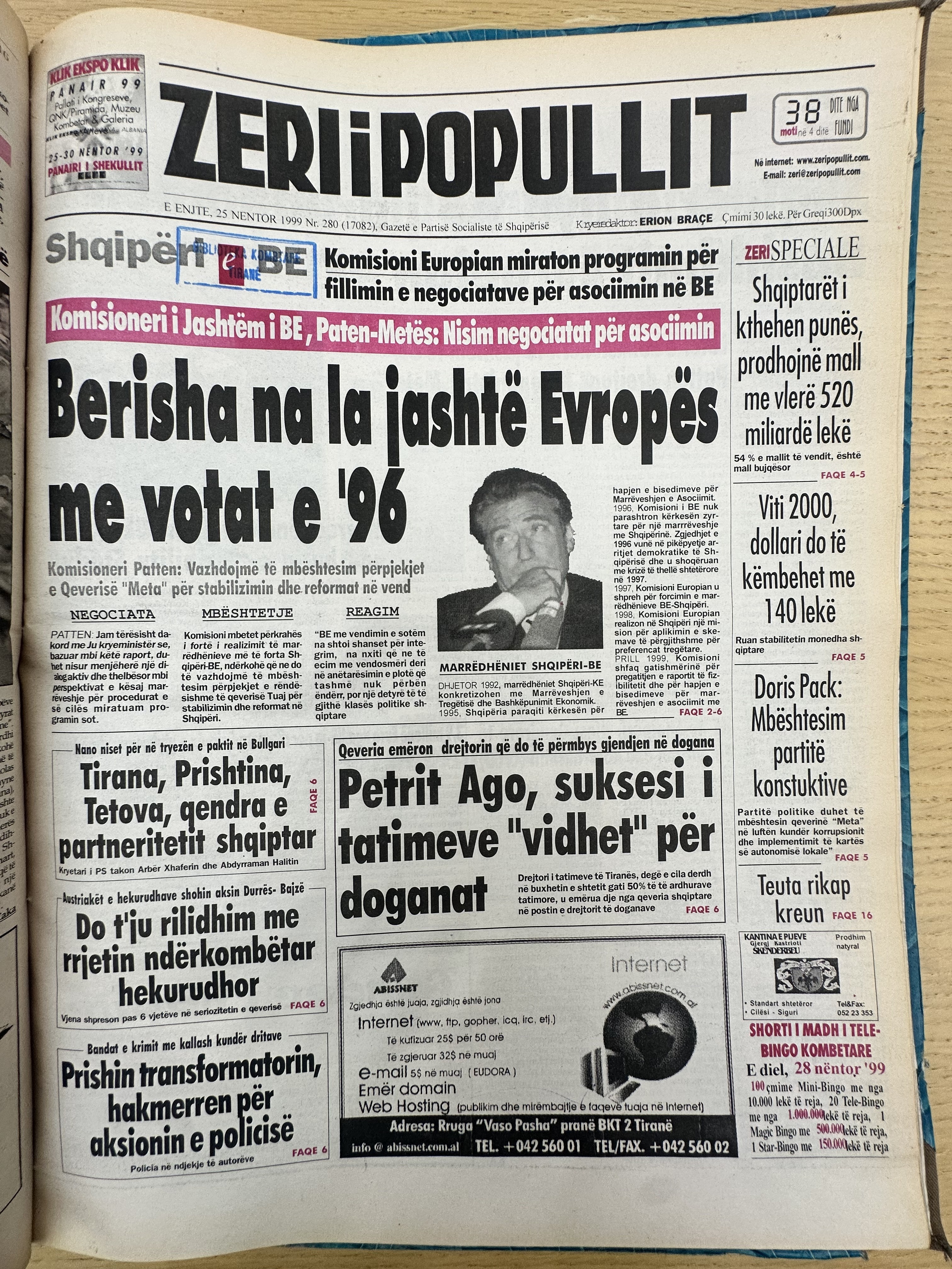 Zëri i Popullit 1999-11-25