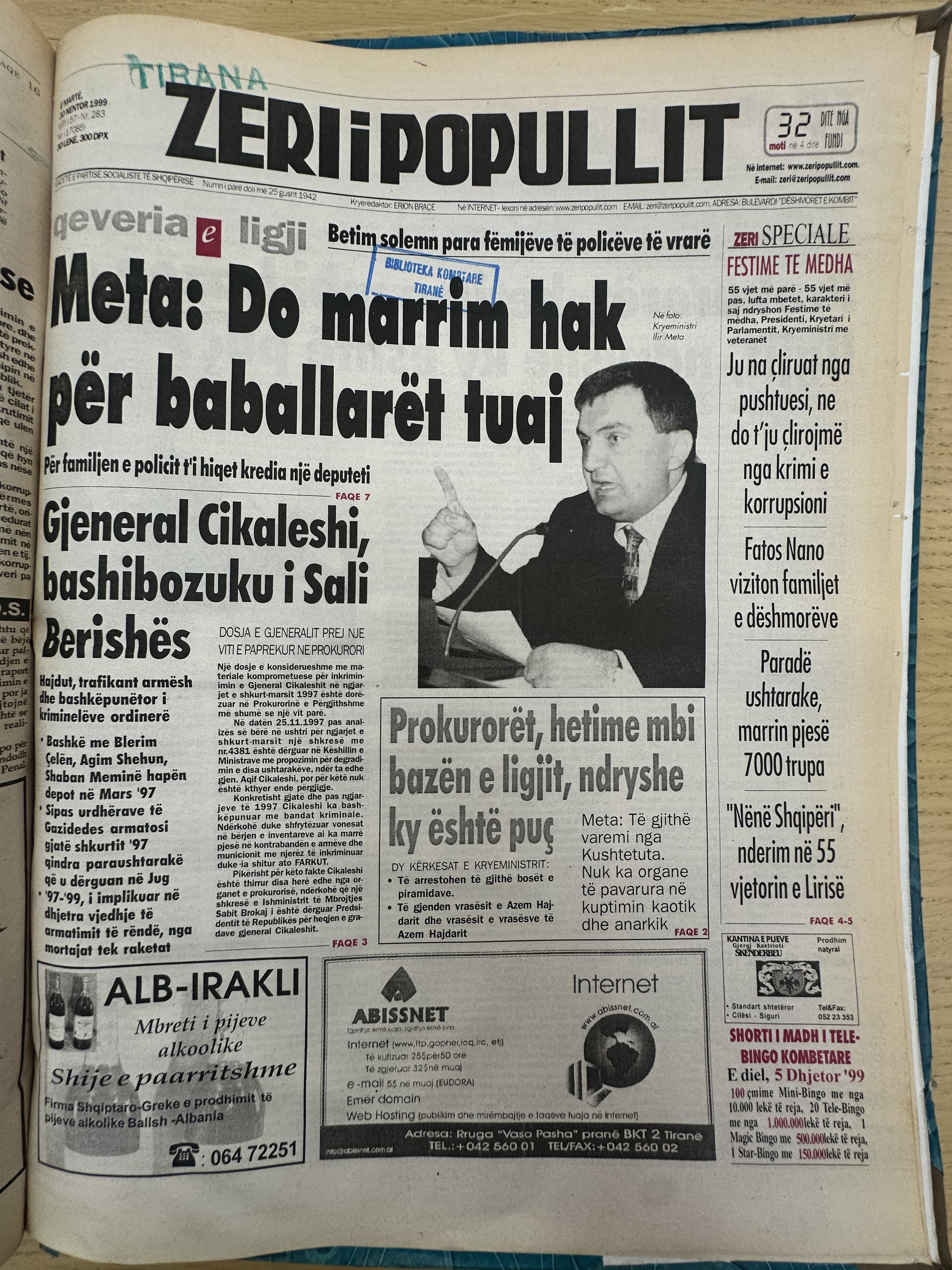Zëri i Popullit 2001-08-27