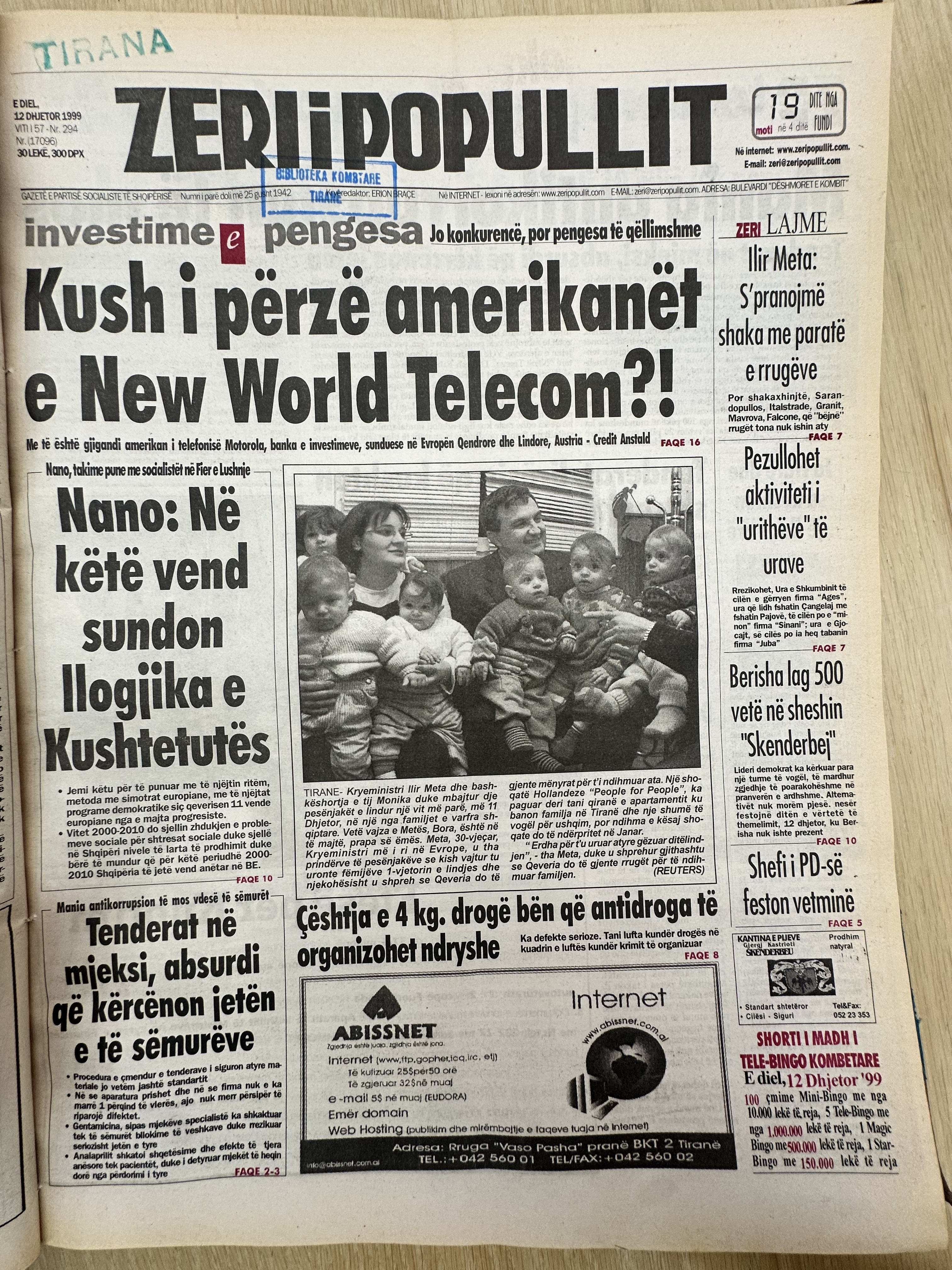 Zëri i Popullit 1999-07-25