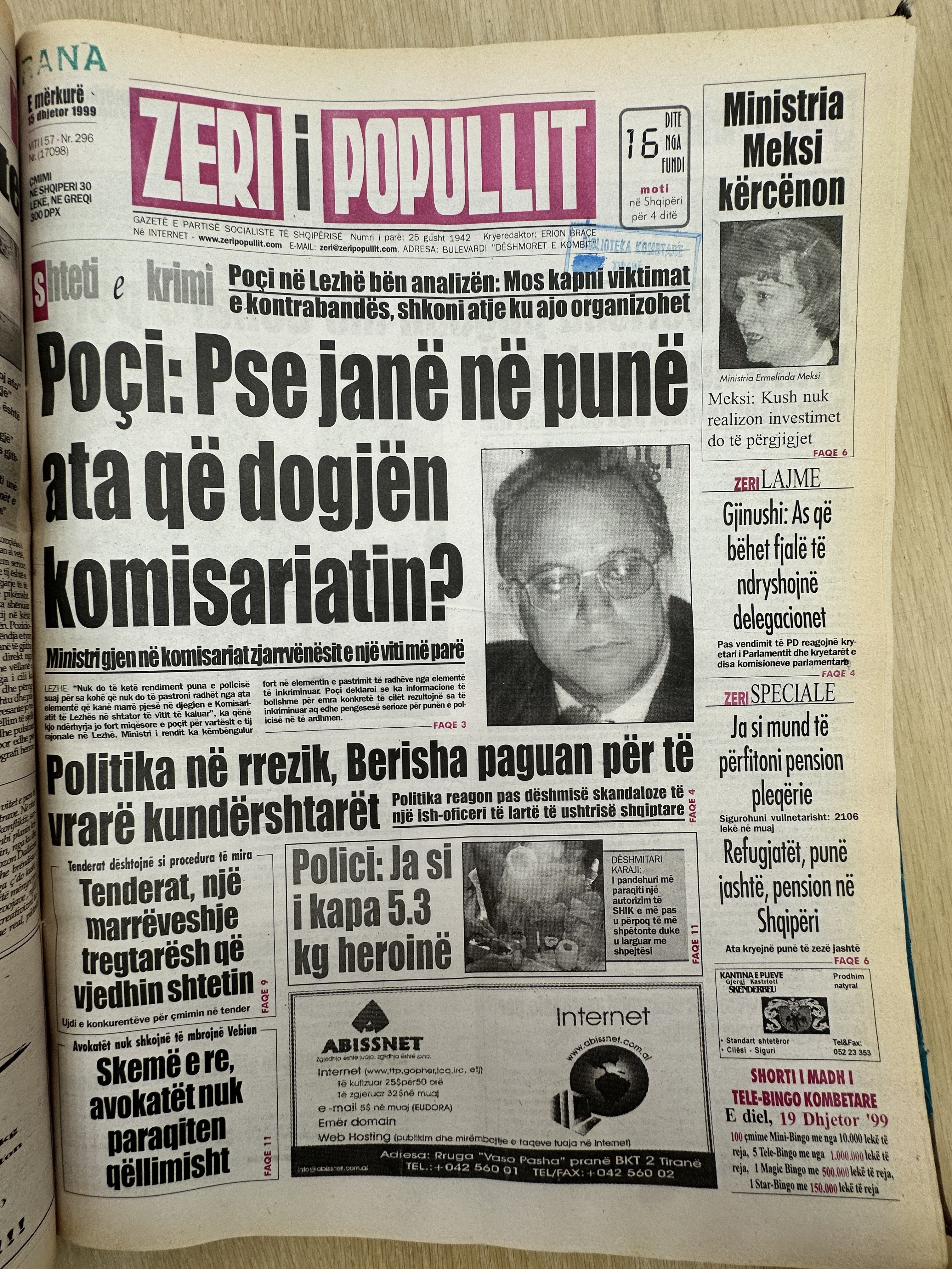Zëri i Popullit 1999-12-15