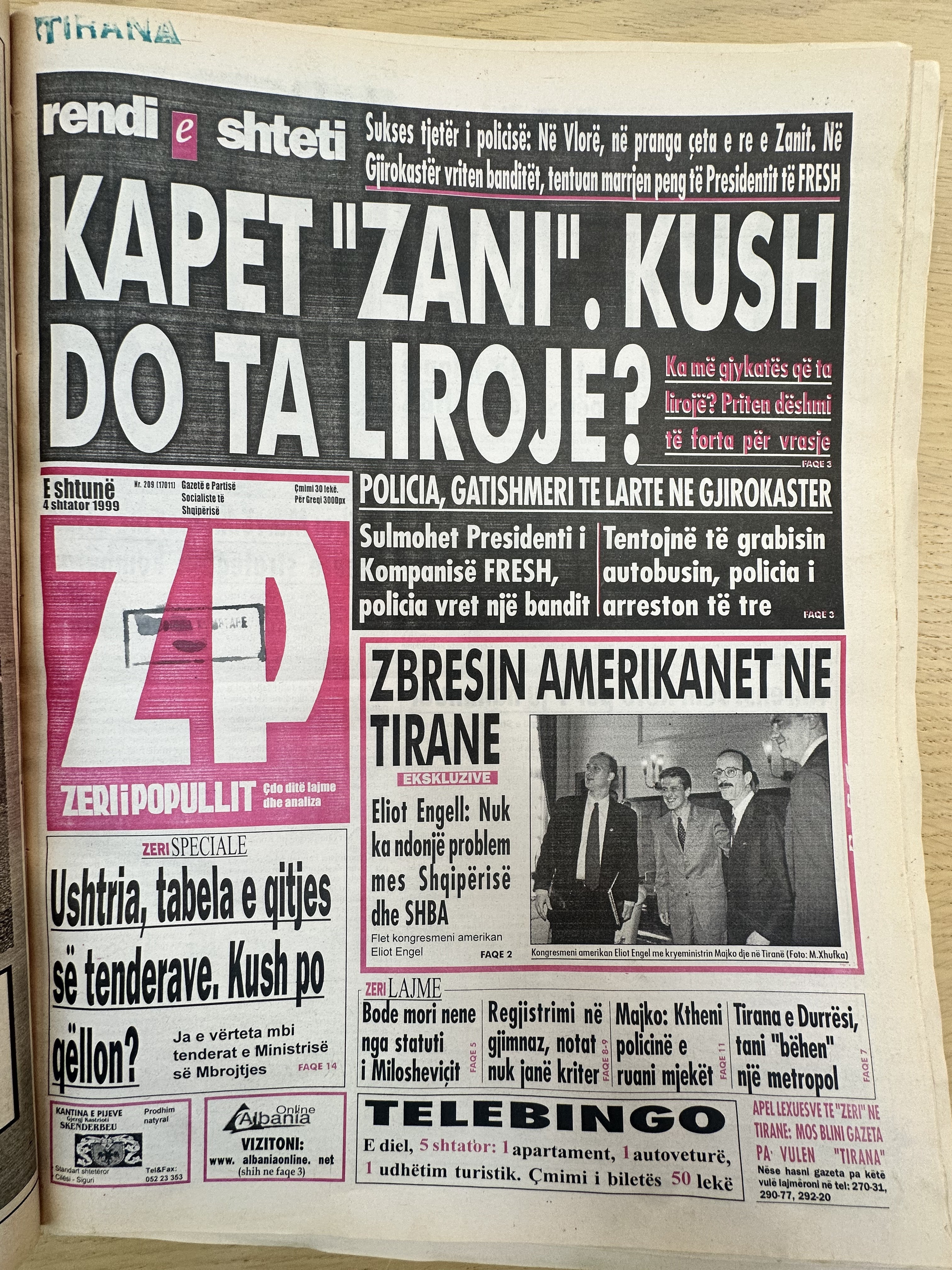 Zëri i Popullit 1999-09-04