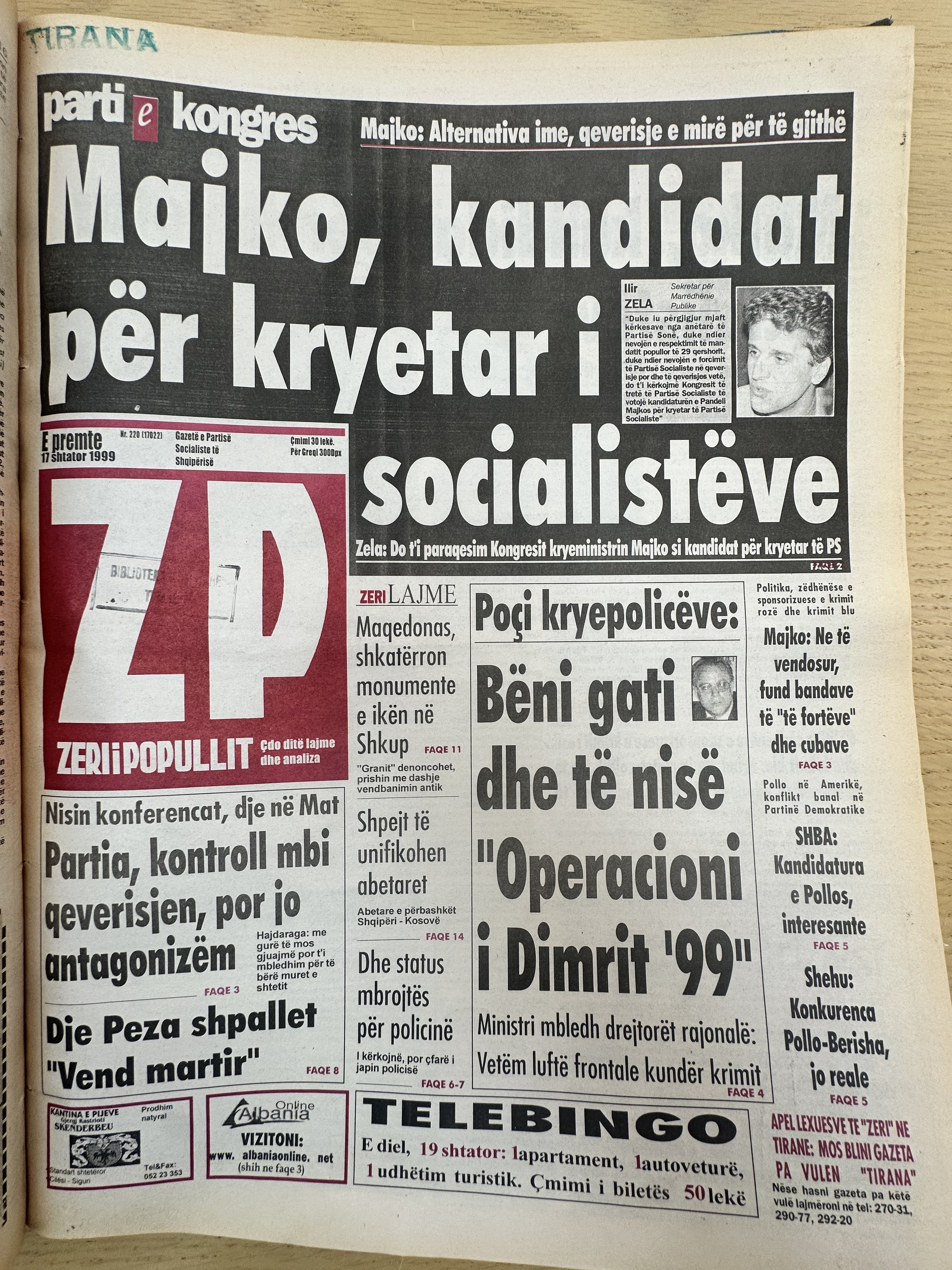 Zëri i Popullit 1999-09-17