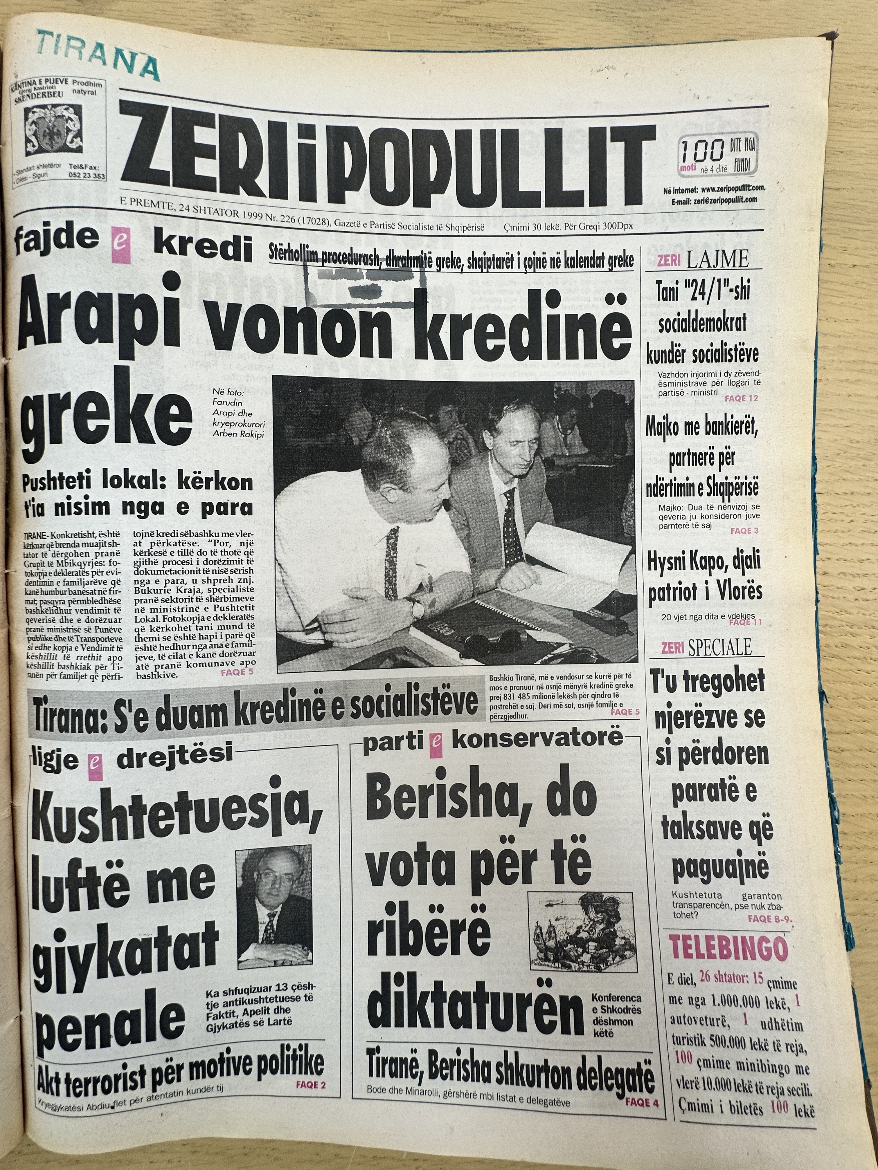 Zëri i Popullit 1999-09-24