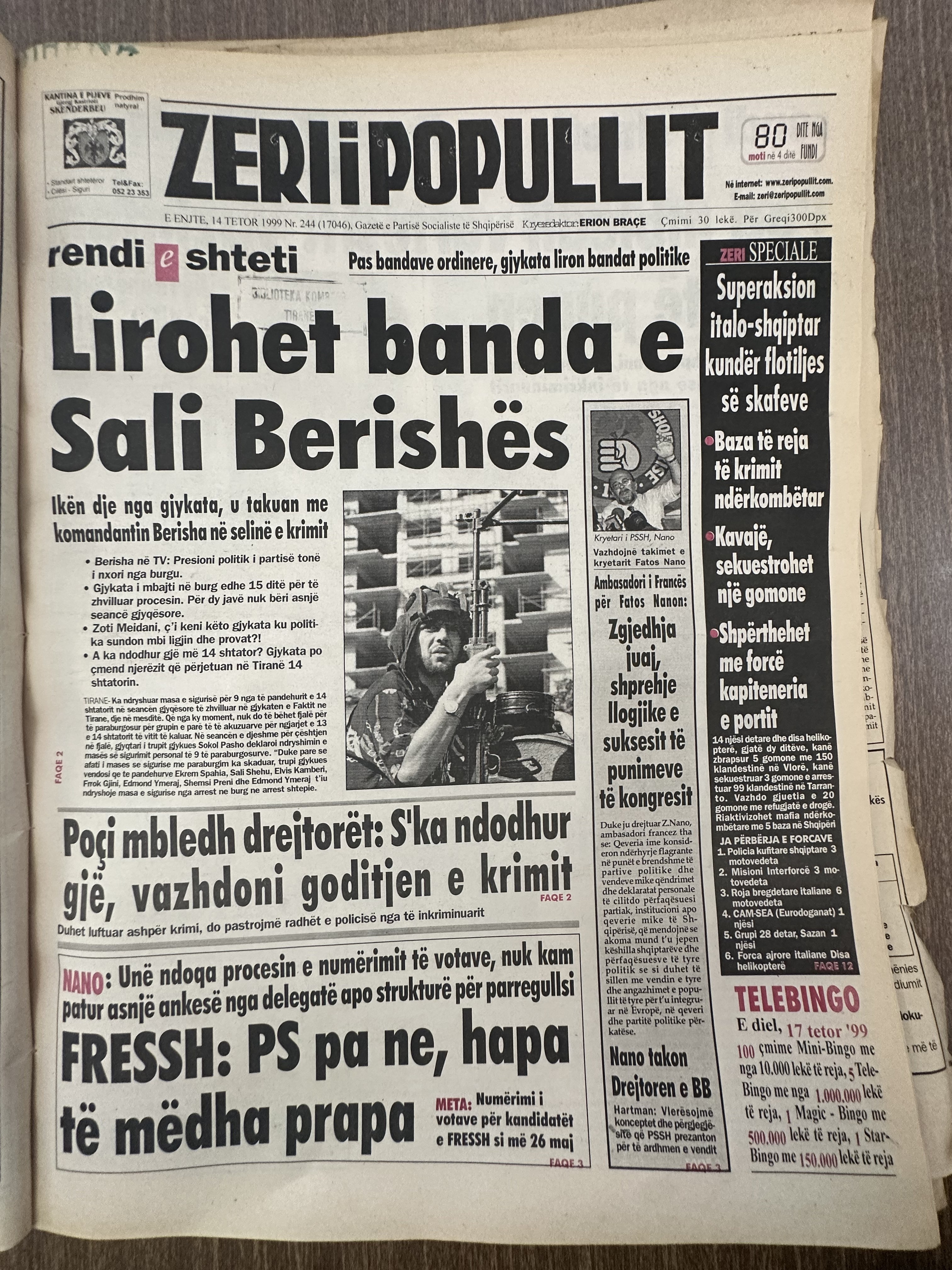 Zëri i Popullit 1999-10-14