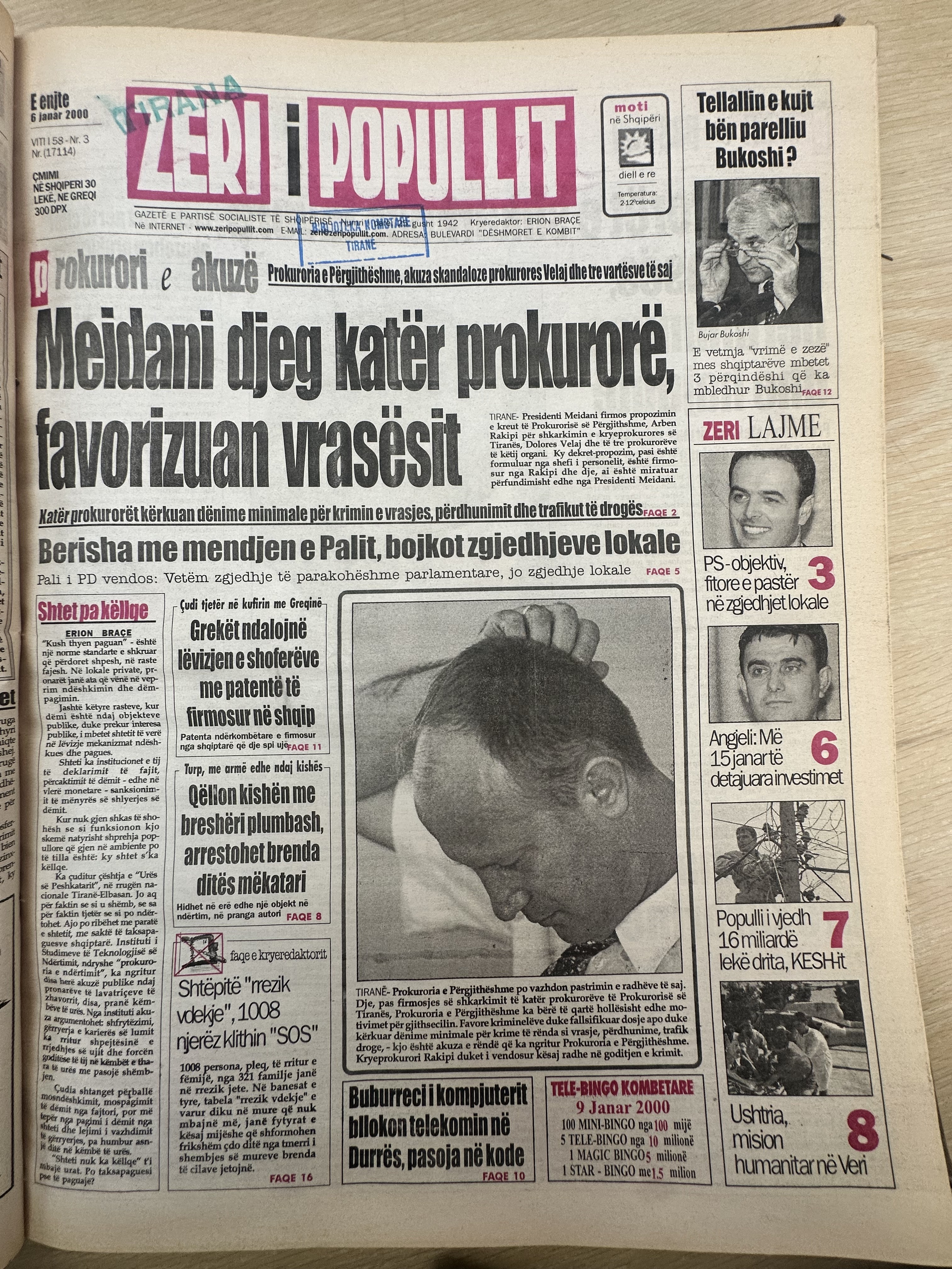 Zëri i Popullit 2000-01-06