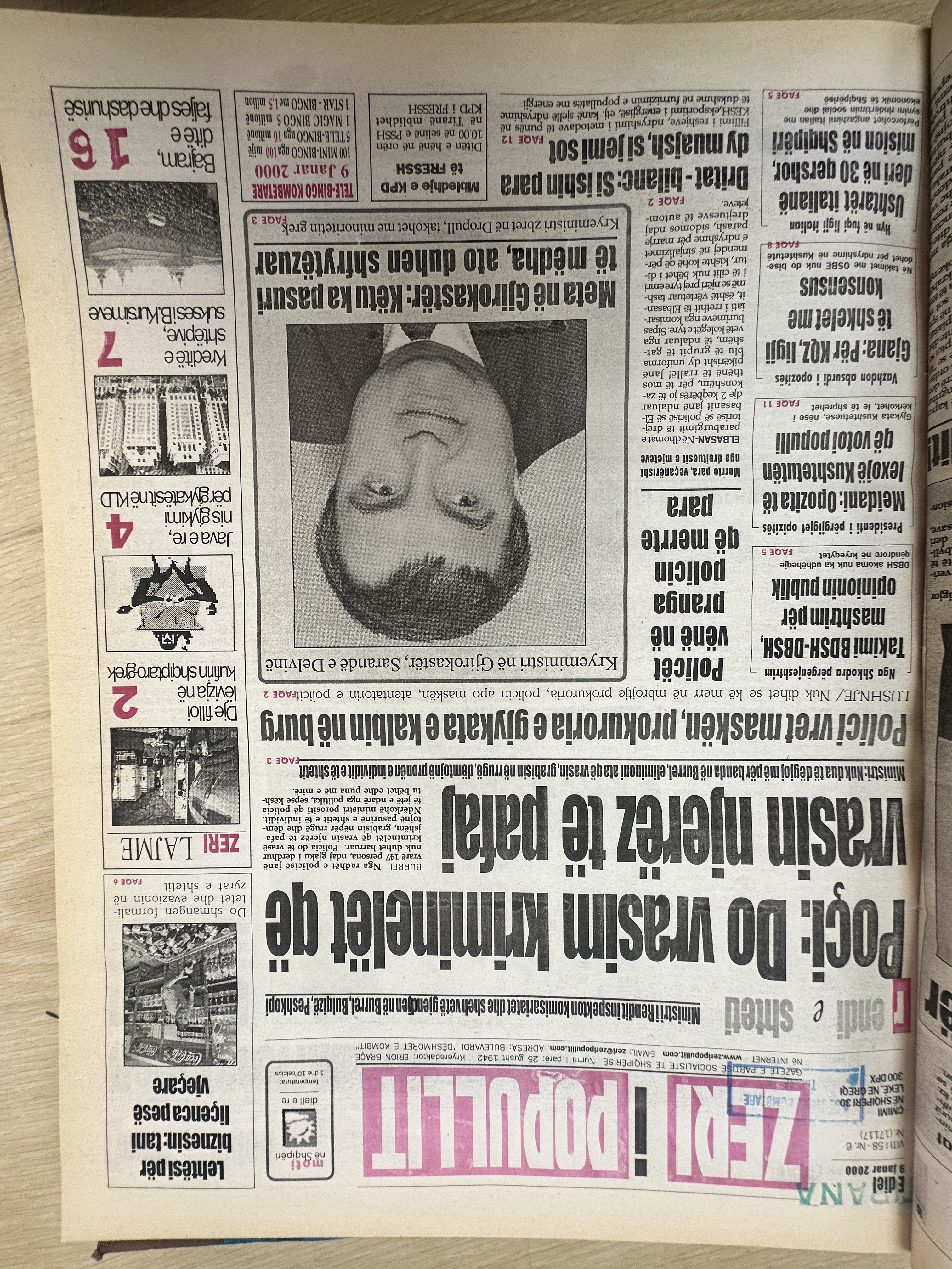 Zëri i Popullit 2000-01-09