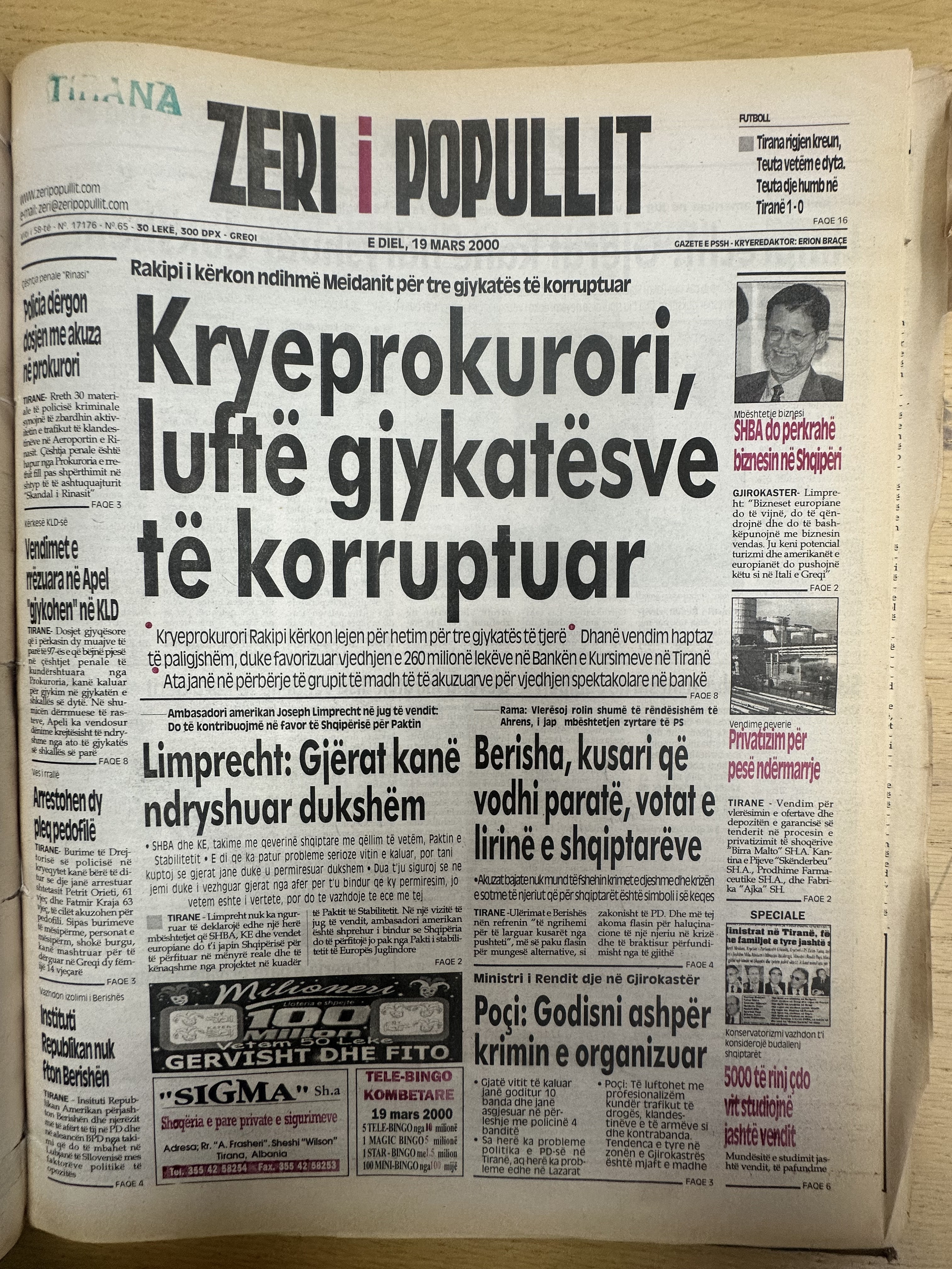 Zëri i Popullit 2000-03-19