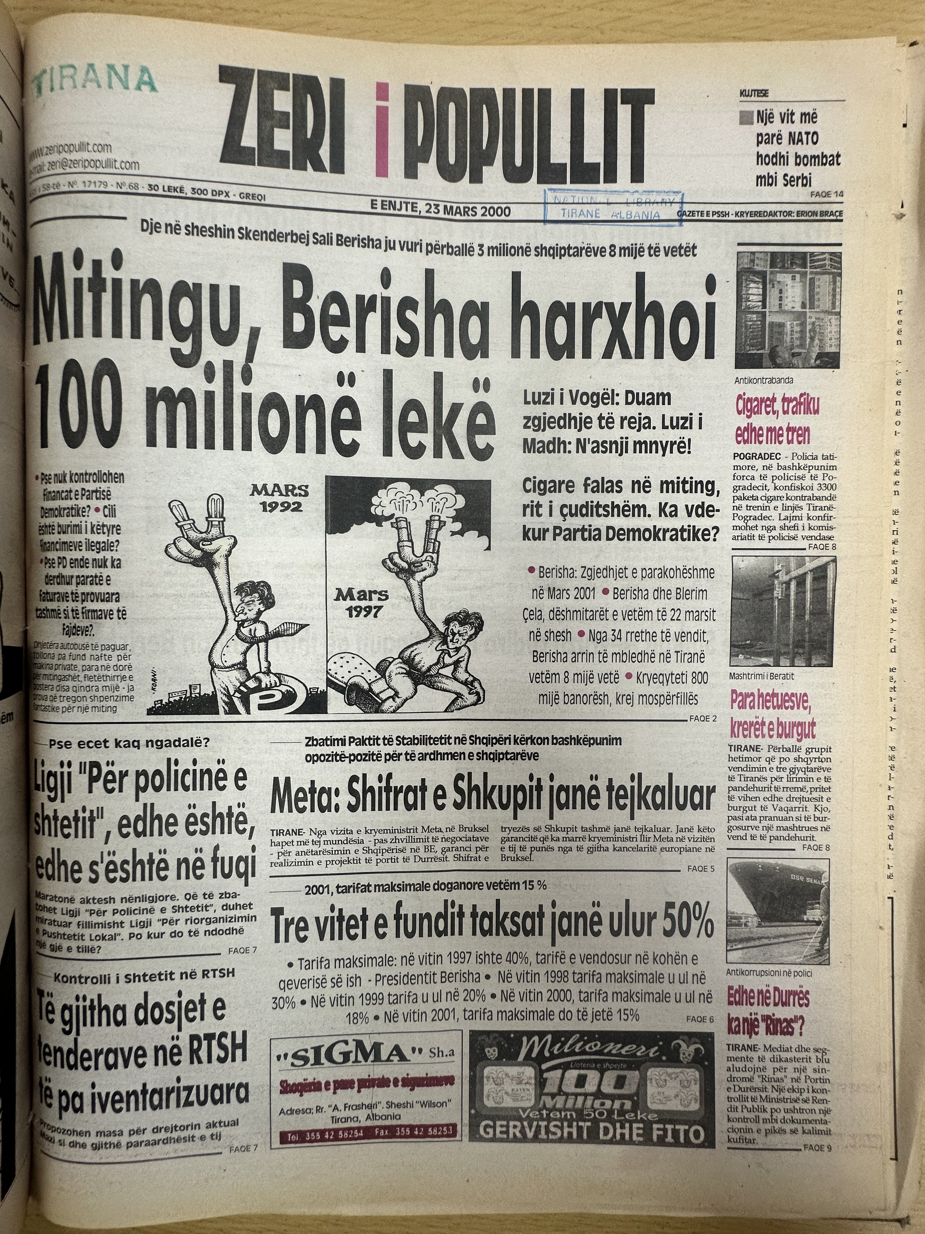 Zëri i Popullit 2000-03-23