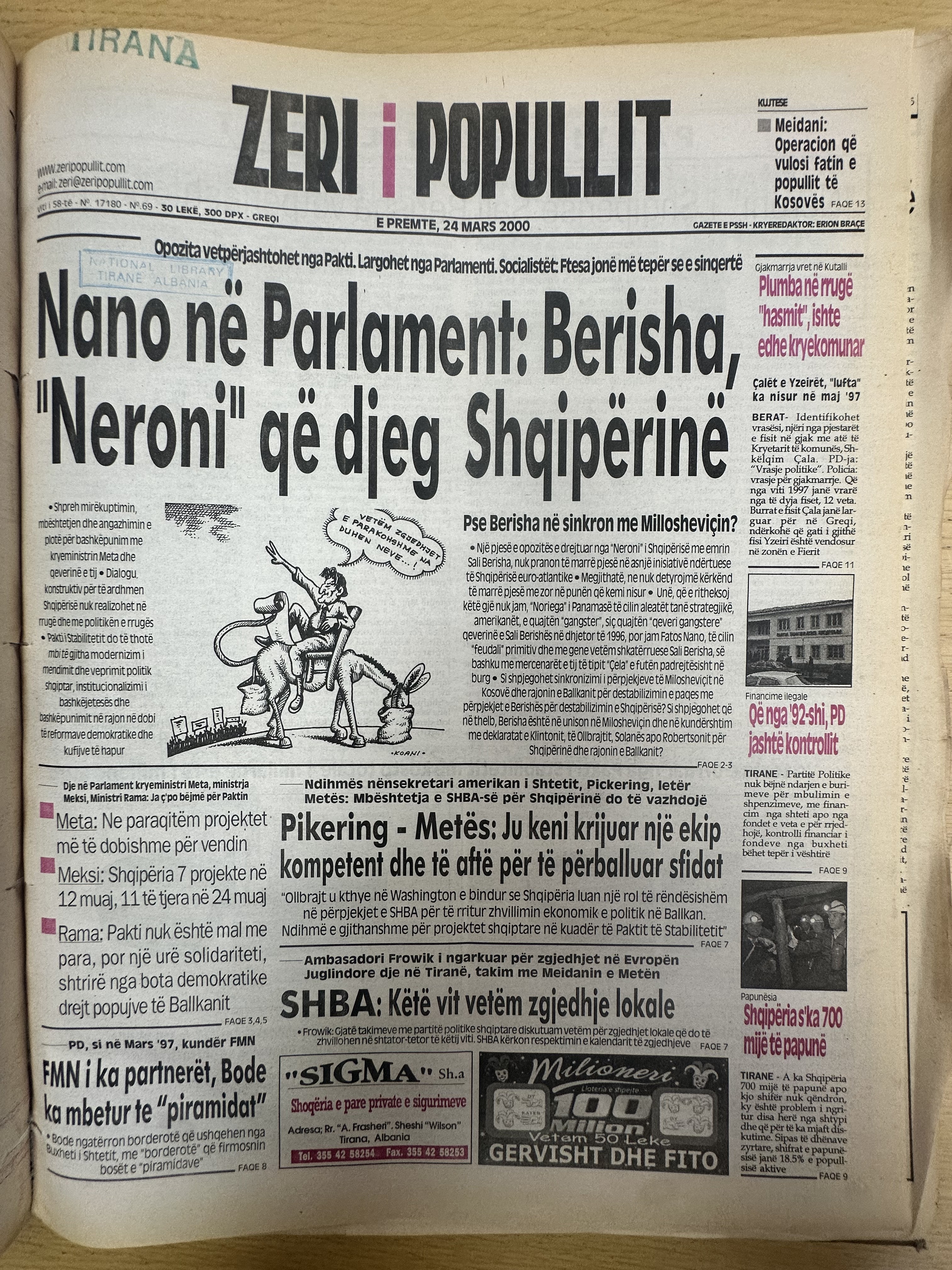 Zëri i Popullit 2000-03-24