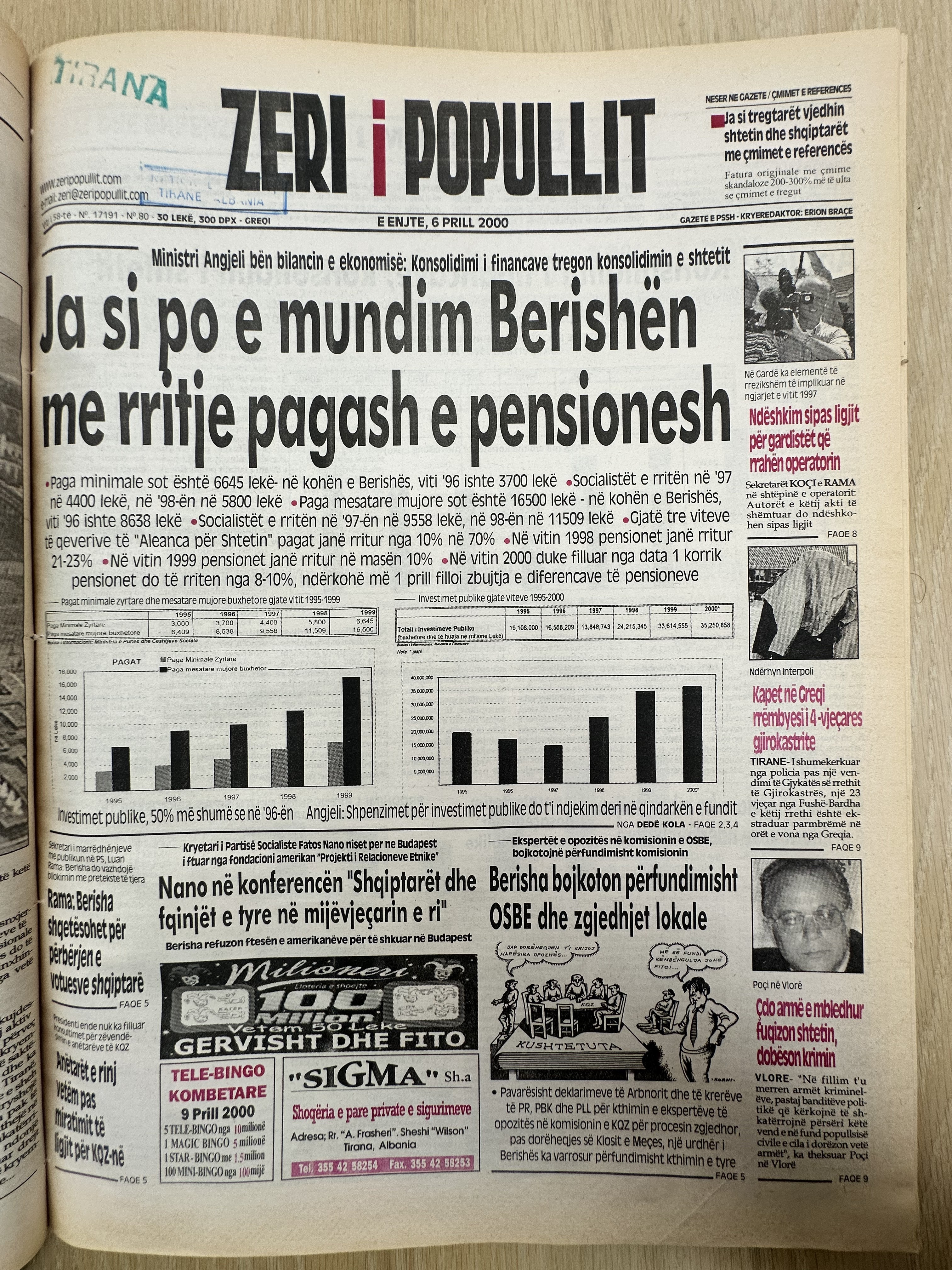 Zëri i Popullit 2000-04-06
