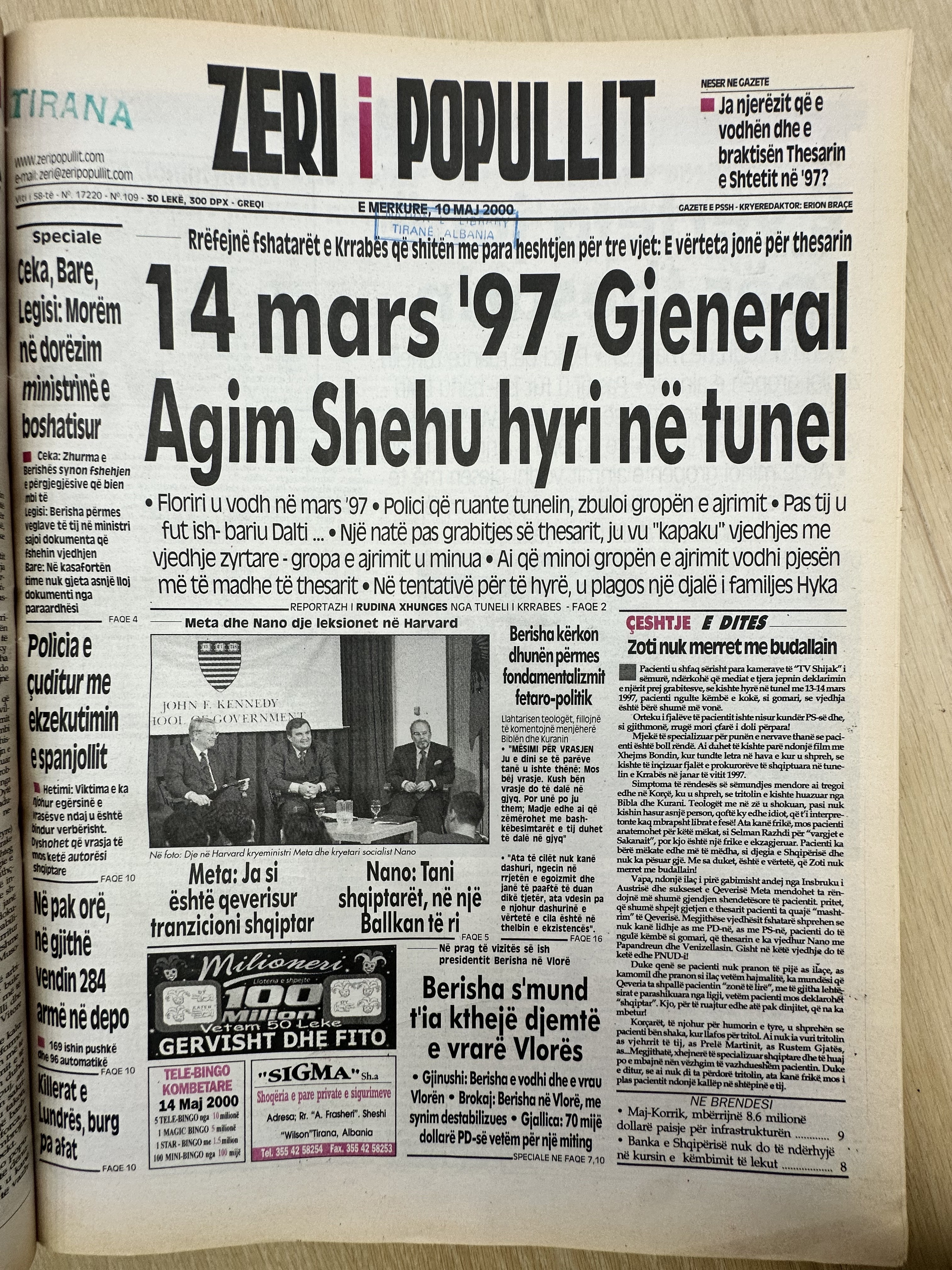 Zëri i Popullit 2000-05-10