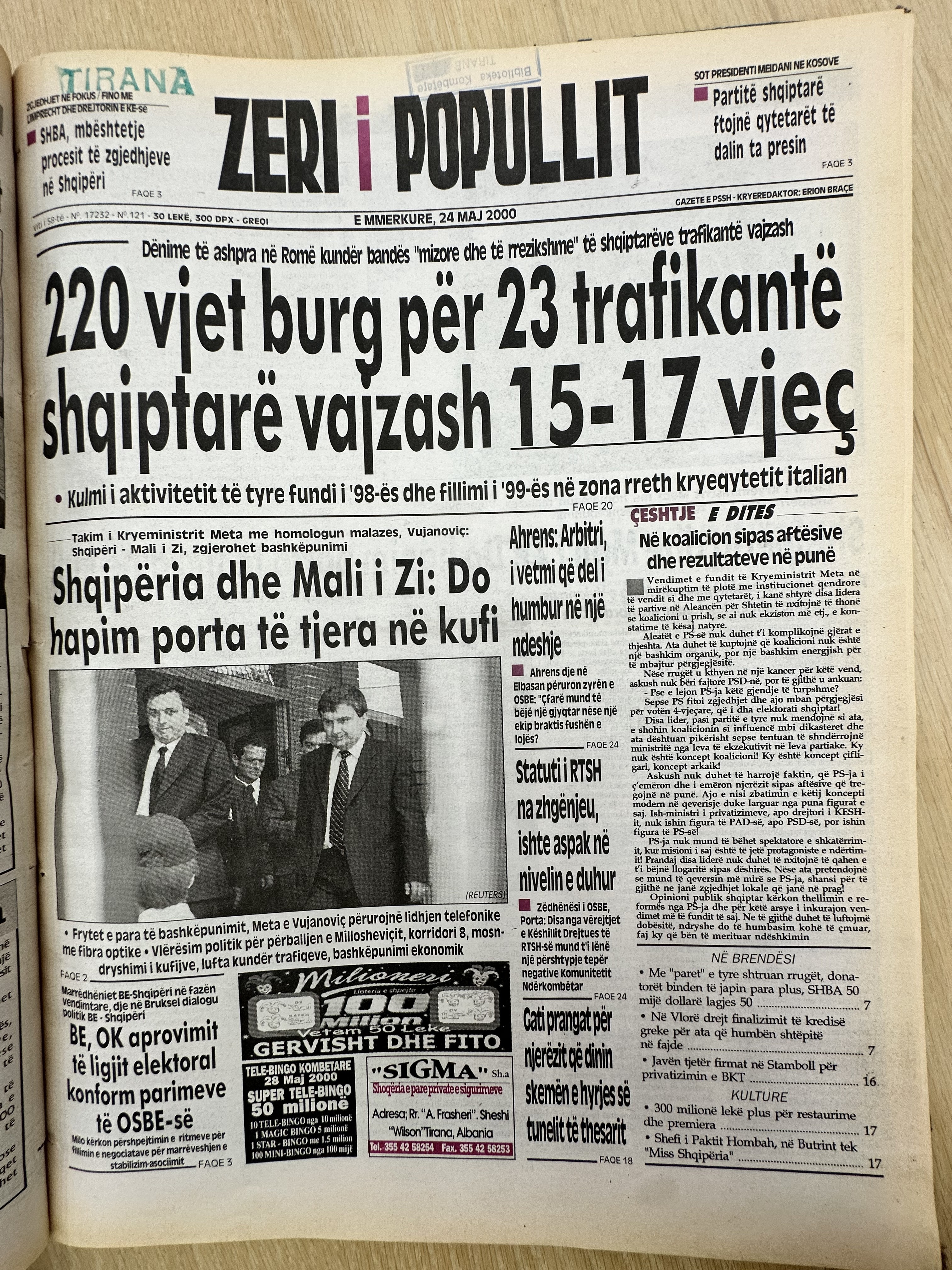 Zëri i Popullit 2000-05-24