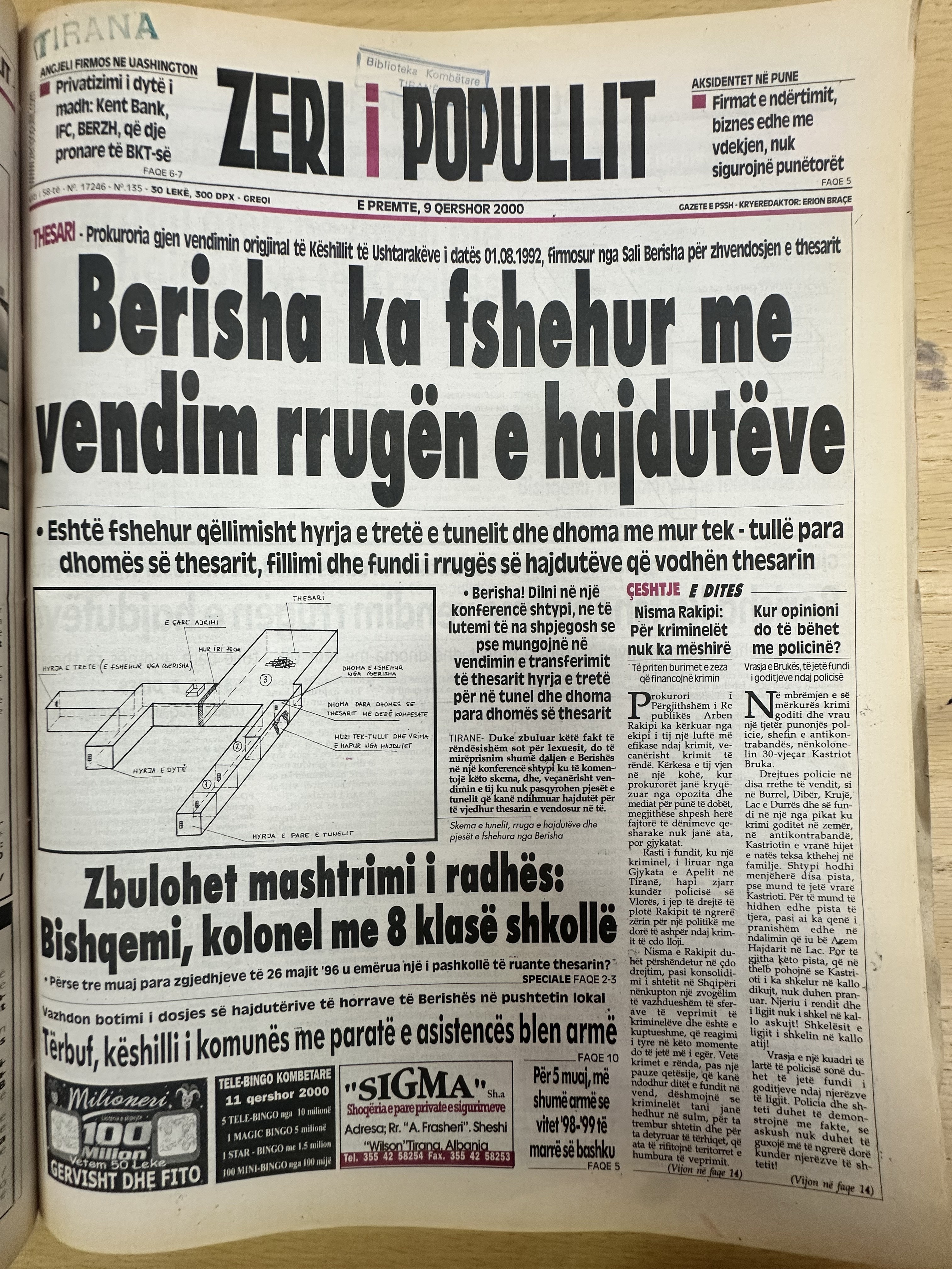 Zëri i Popullit 2000-06-09