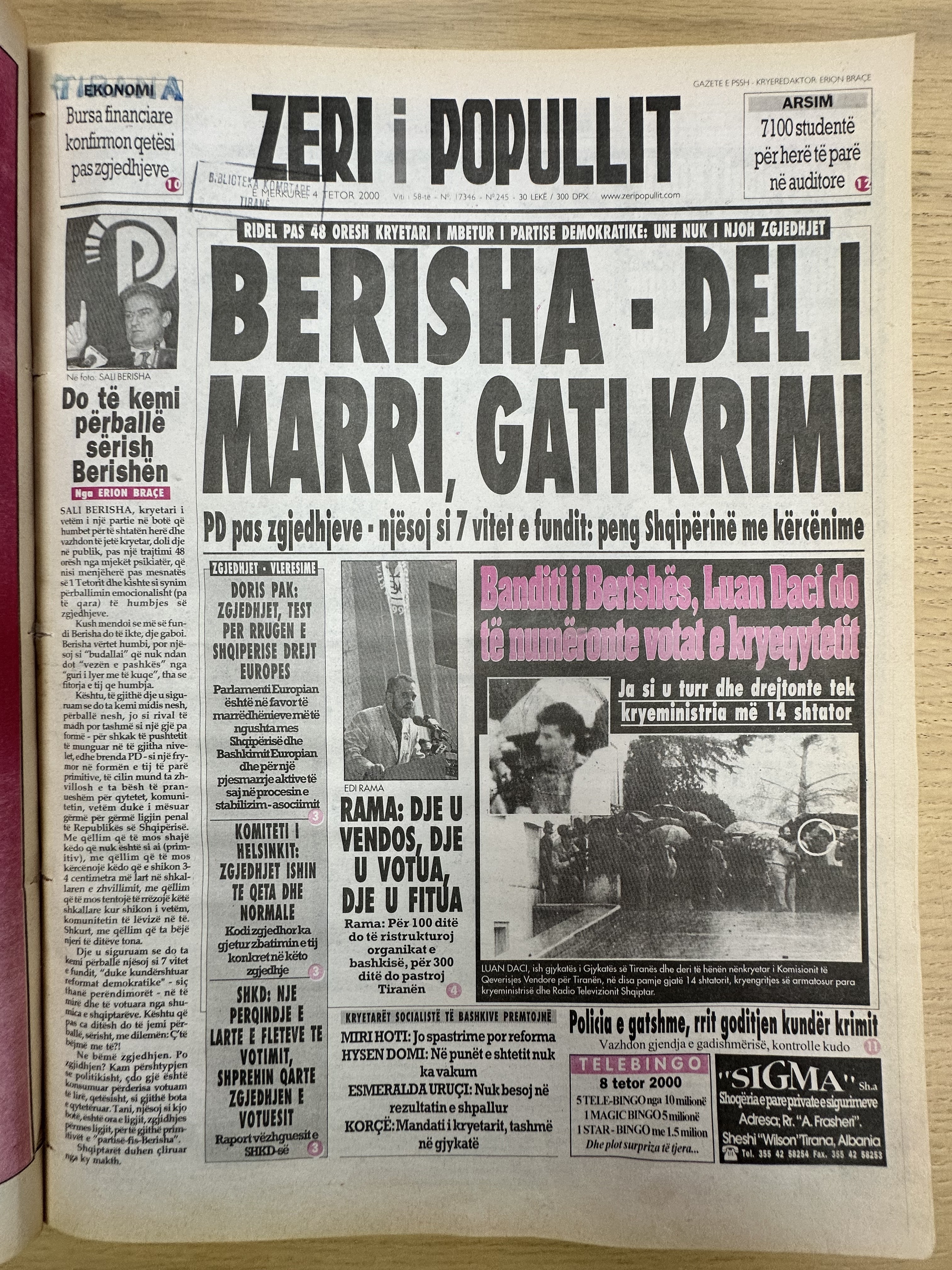 Zëri i Popullit 2000-02-04