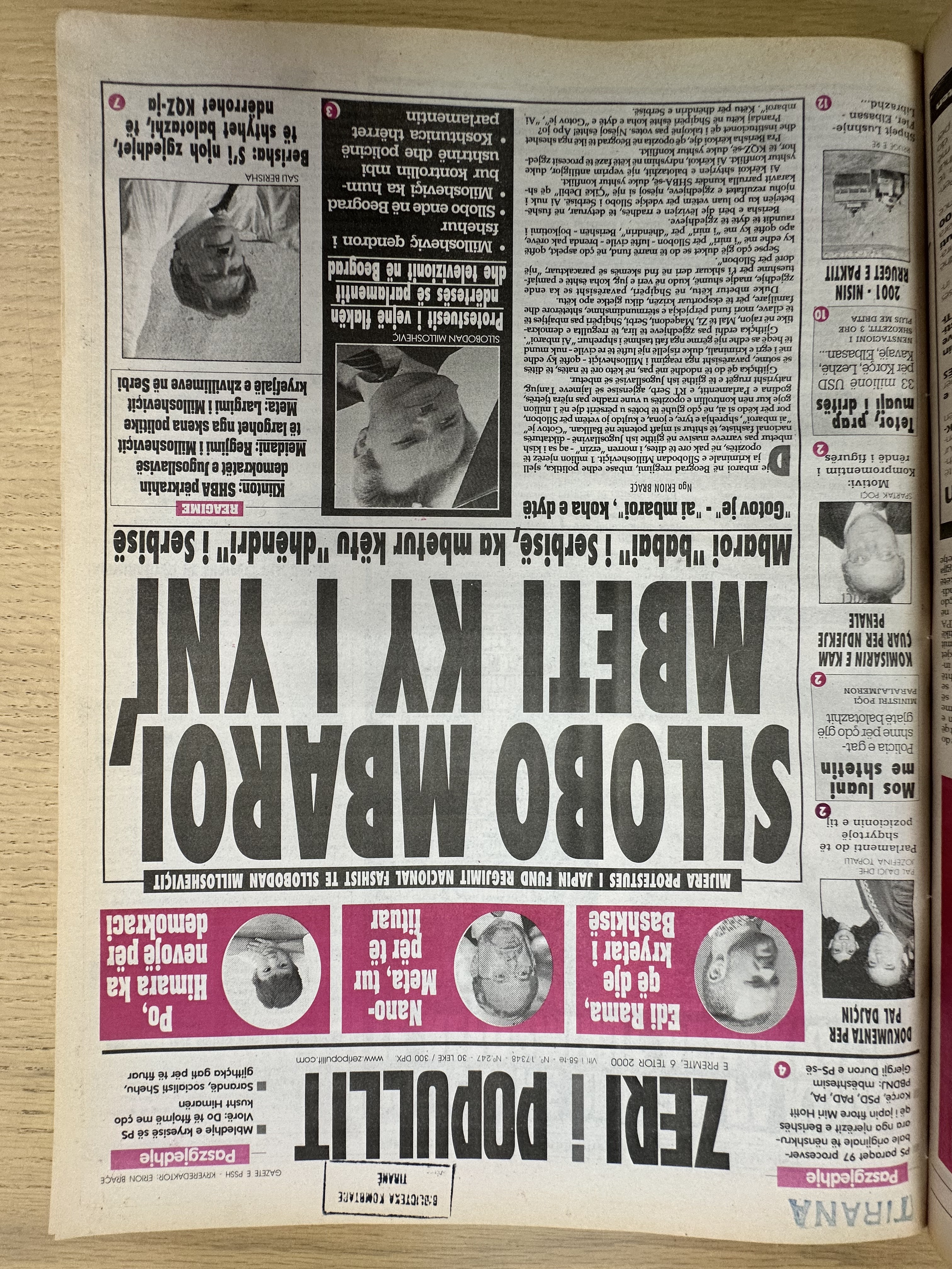 Zëri i Popullit 2000-10-06