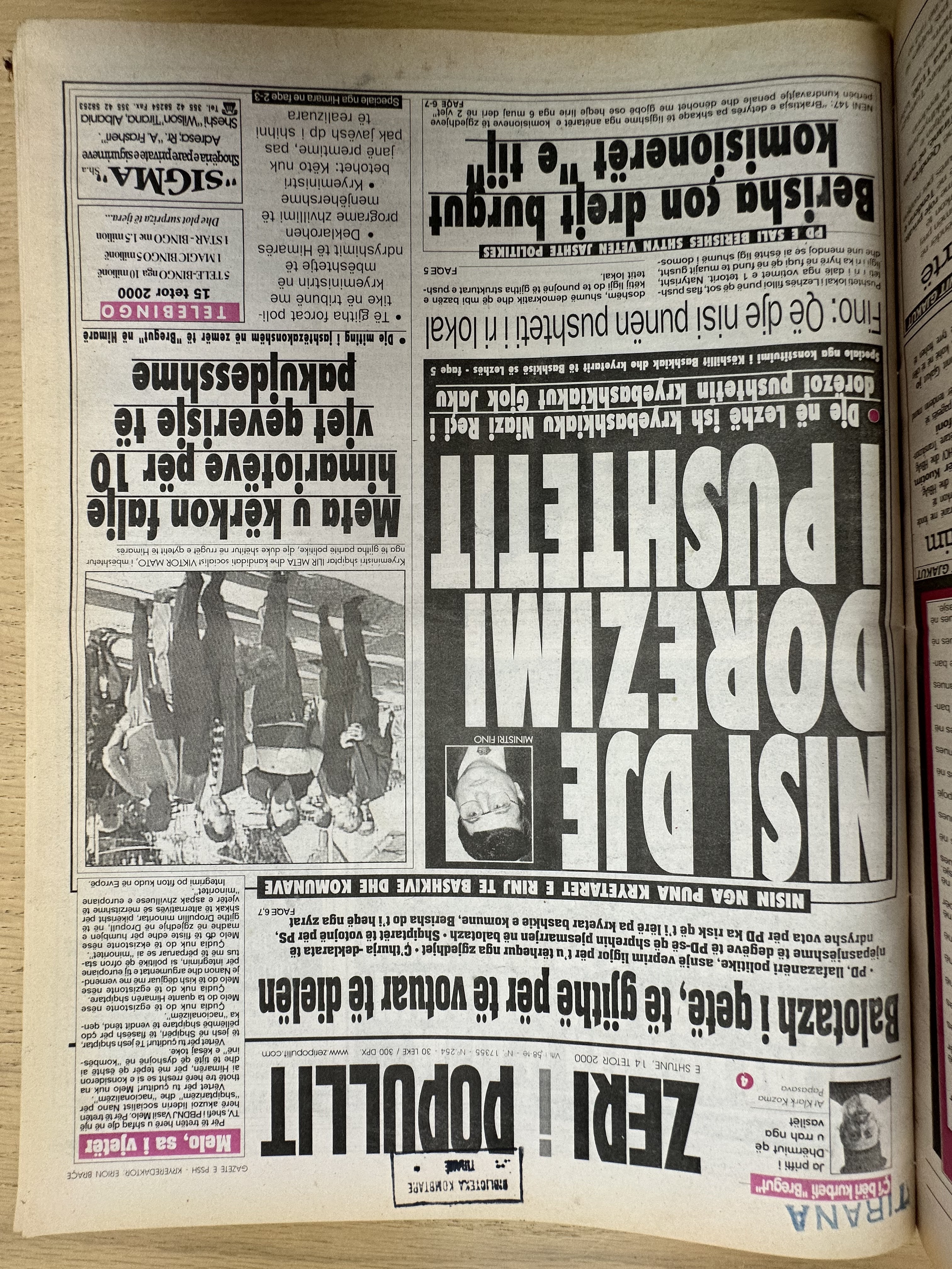 Zëri i Popullit 2000-10-14