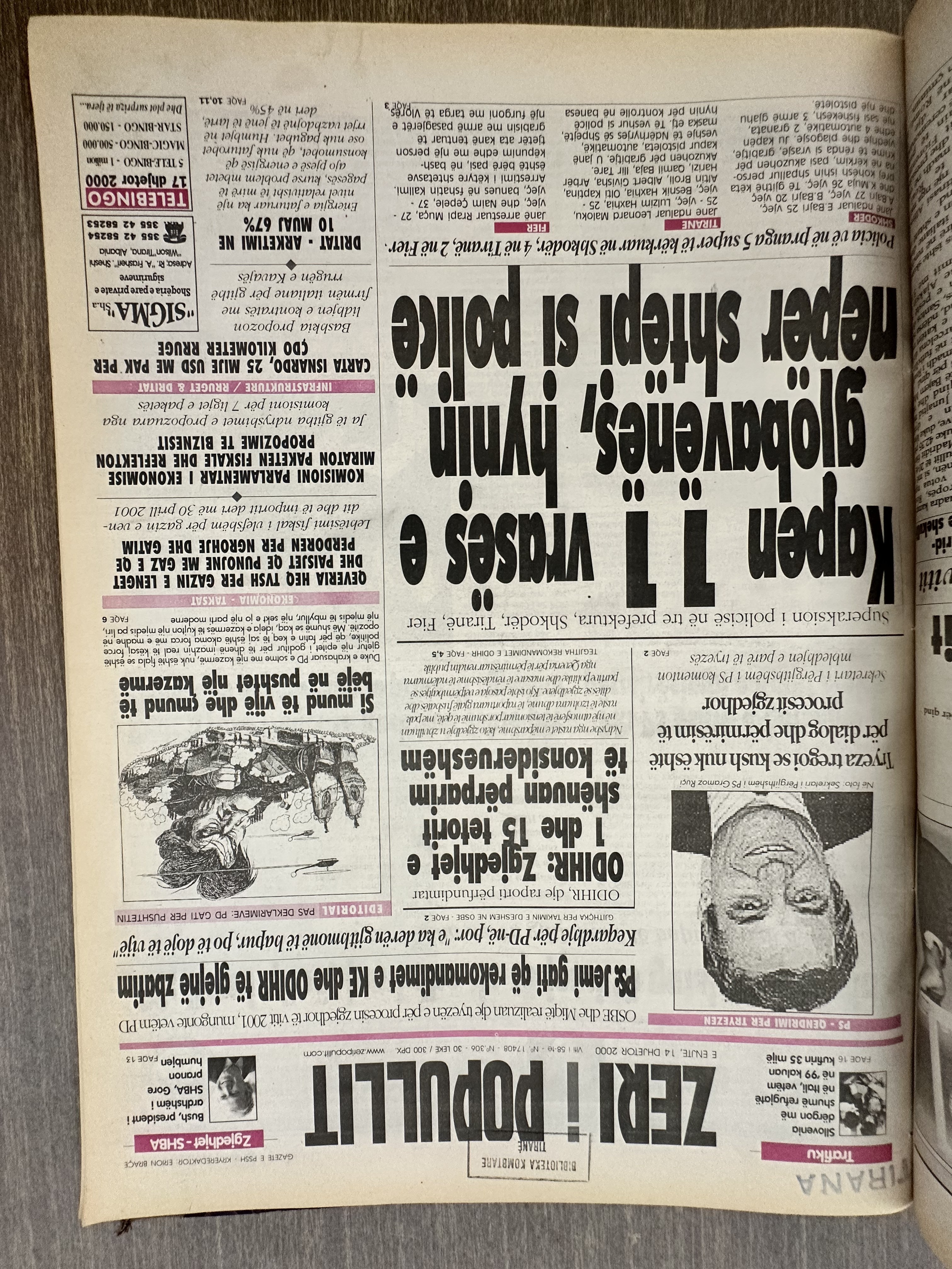 Zëri i Popullit 2000-12-14