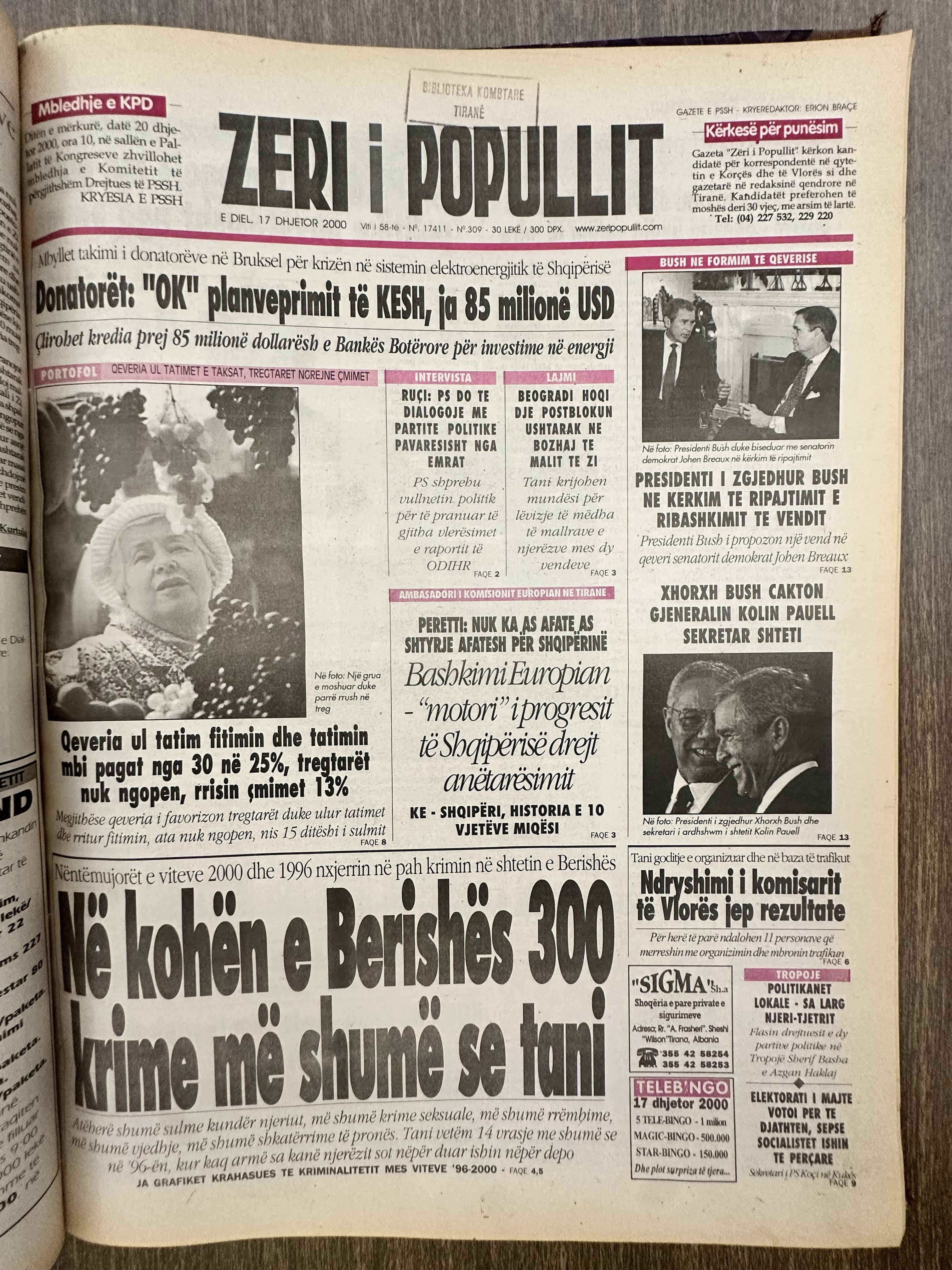 Zëri i Popullit 2000-12-17