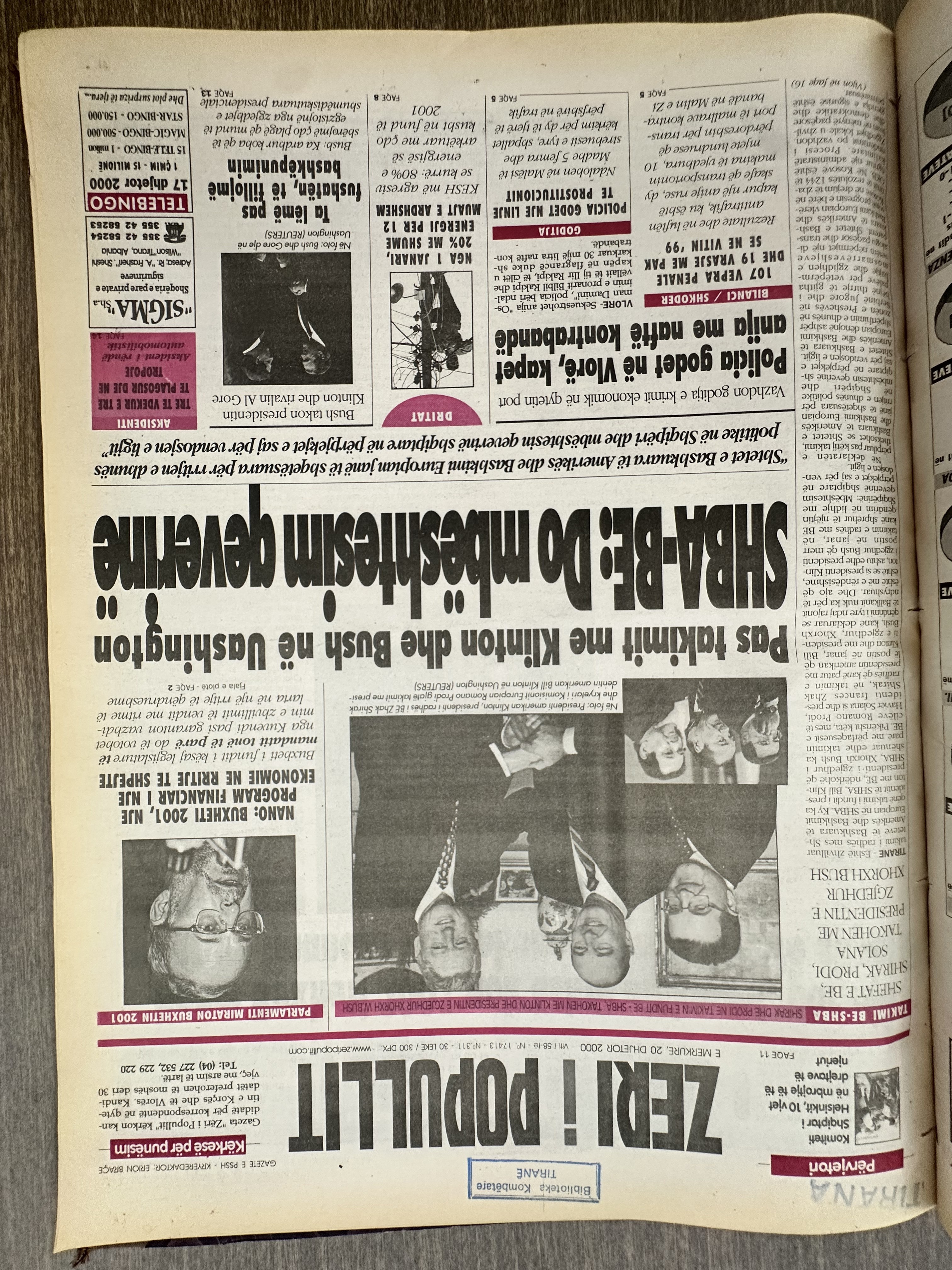 Zëri i Popullit 2000-12-20