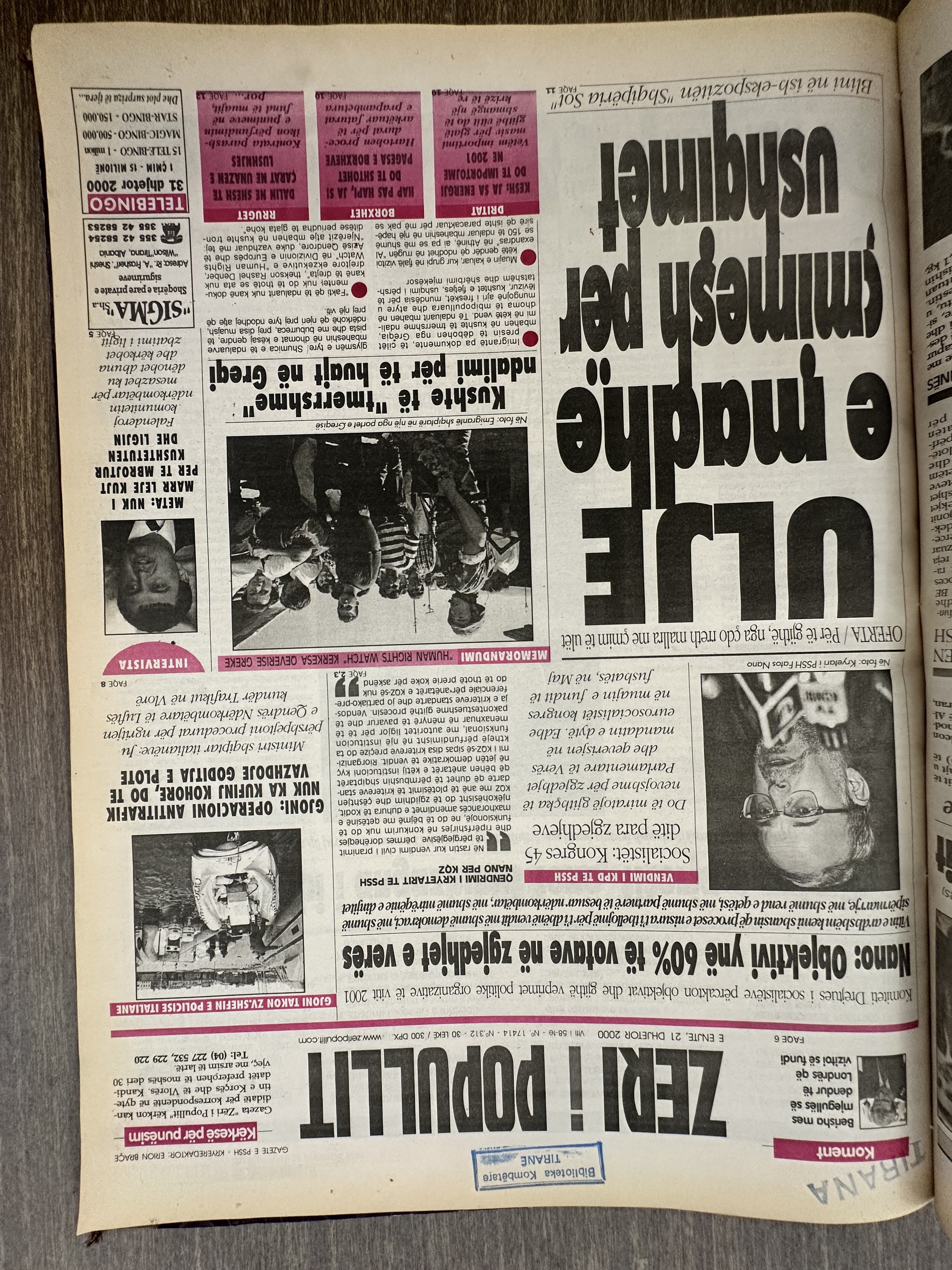 Zëri i Popullit 2000-12-21