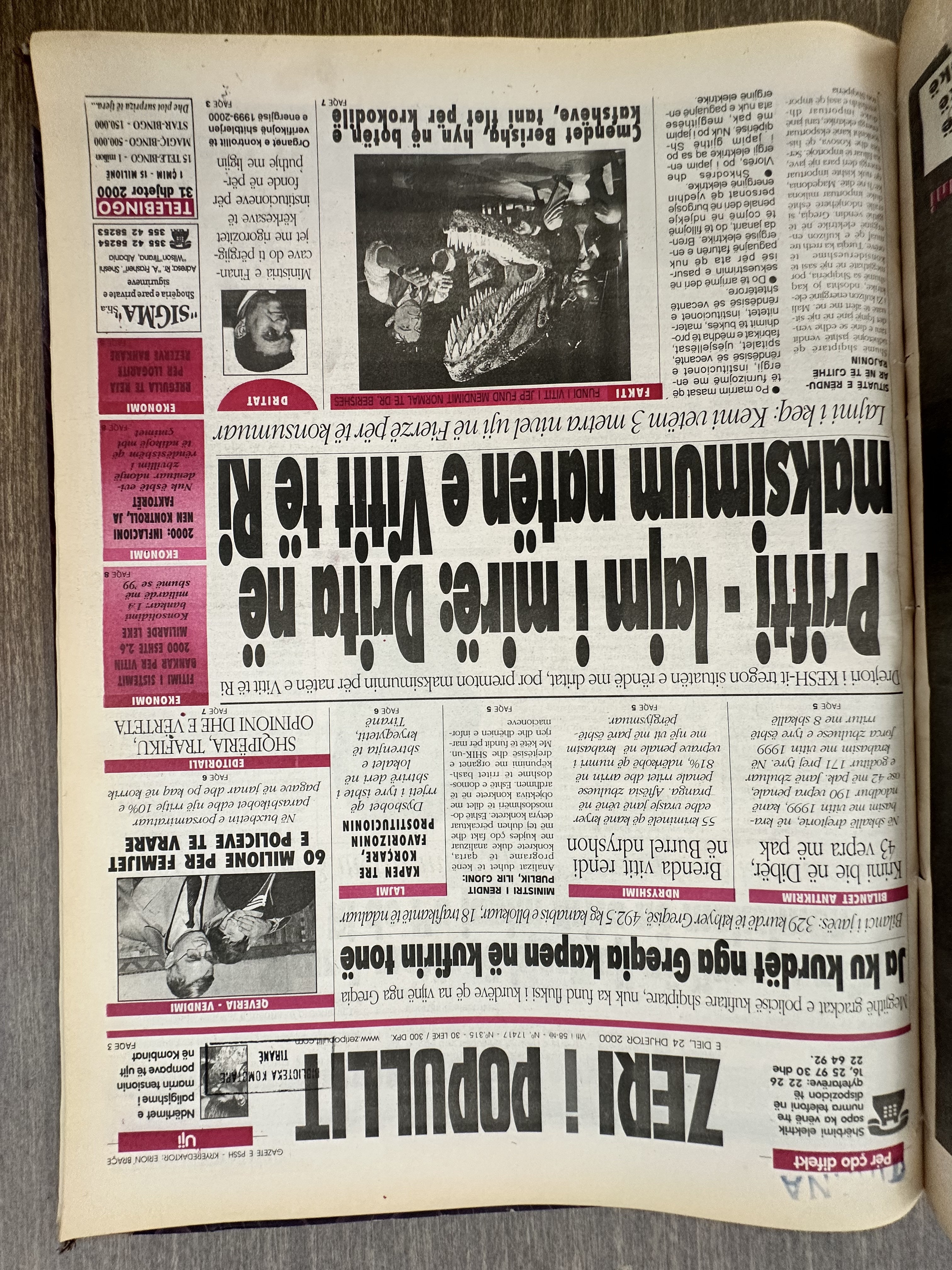 Zëri i Popullit 2000-12-24