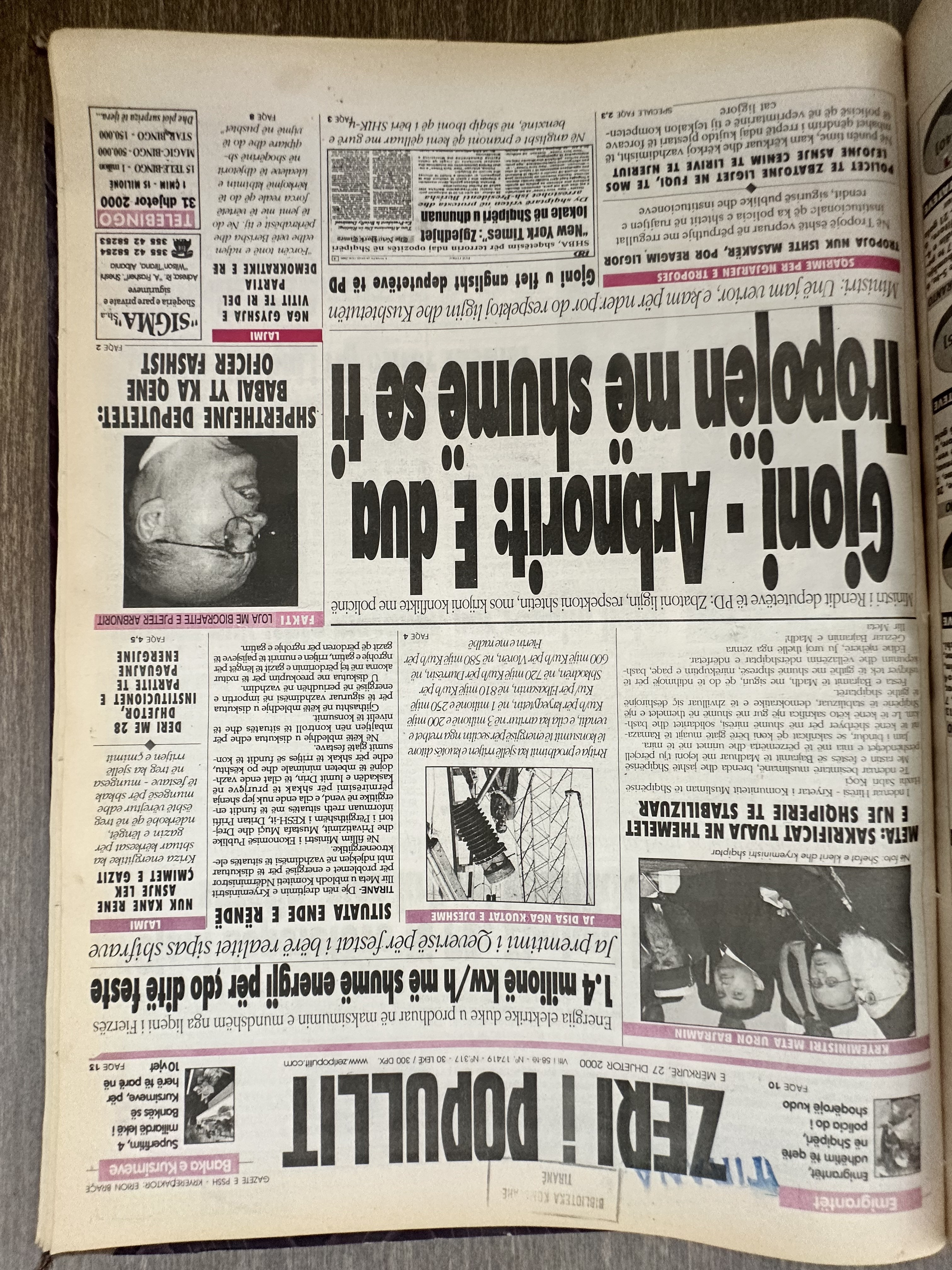 Zëri i Popullit 2000-12-27