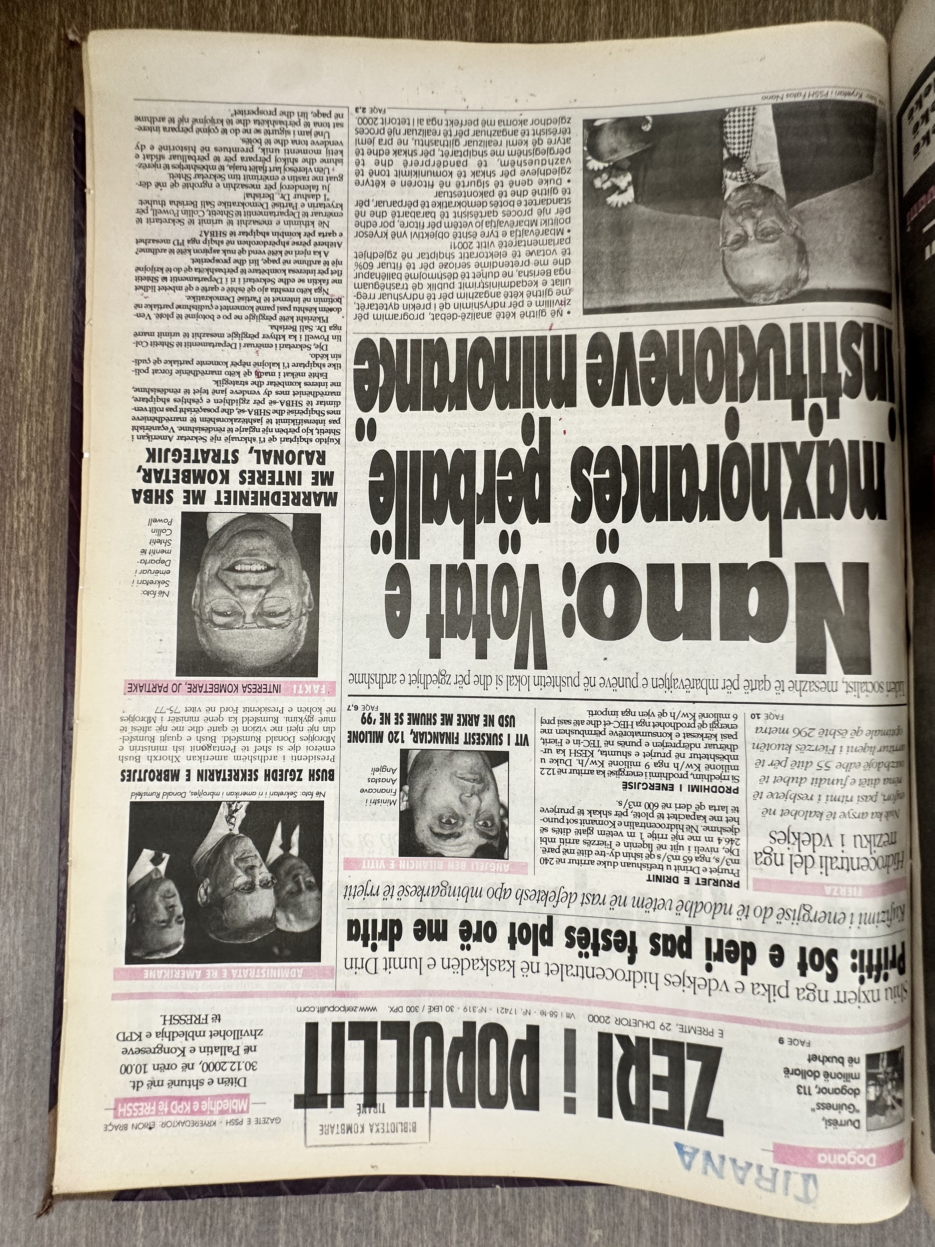 Zëri i Popullit 2000-12-29