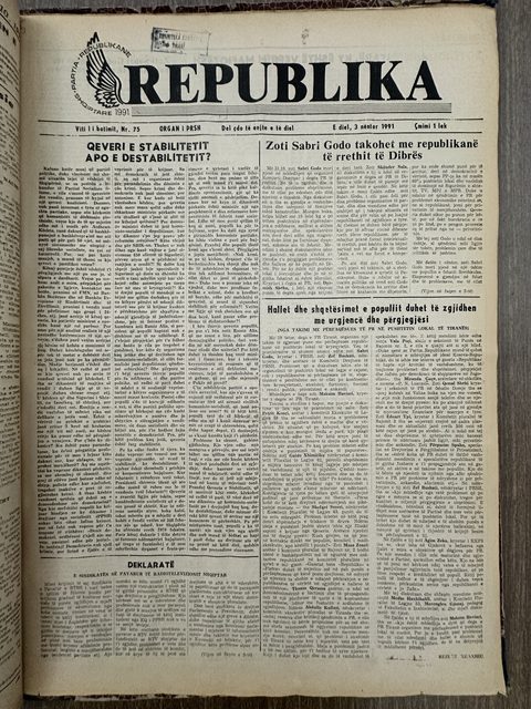 Republika 1991-11-03
