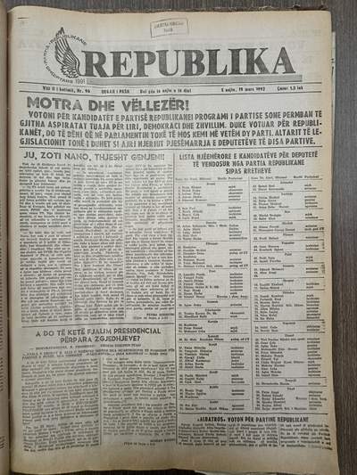 Republika 1992-03-19