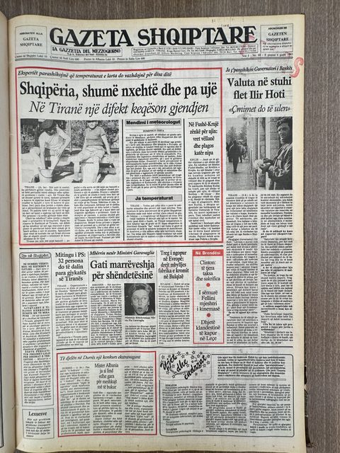 Gazeta Shqiptare 1993-08-06