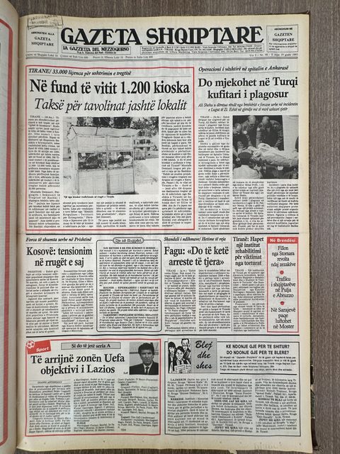 Gazeta Shqiptare 1993-08-19